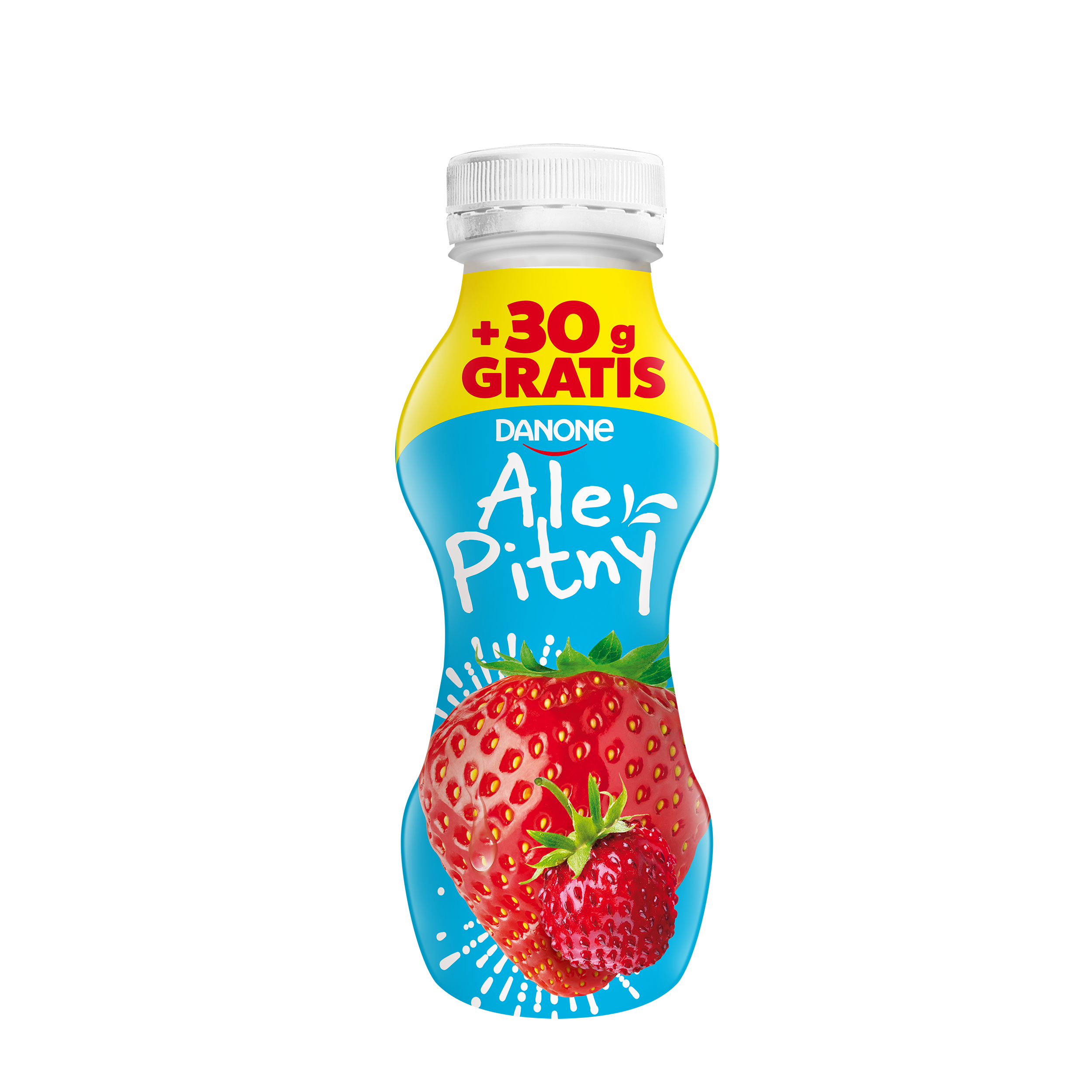 Danone Ale Pitny Truskawka-Poziomka 270G + 30G