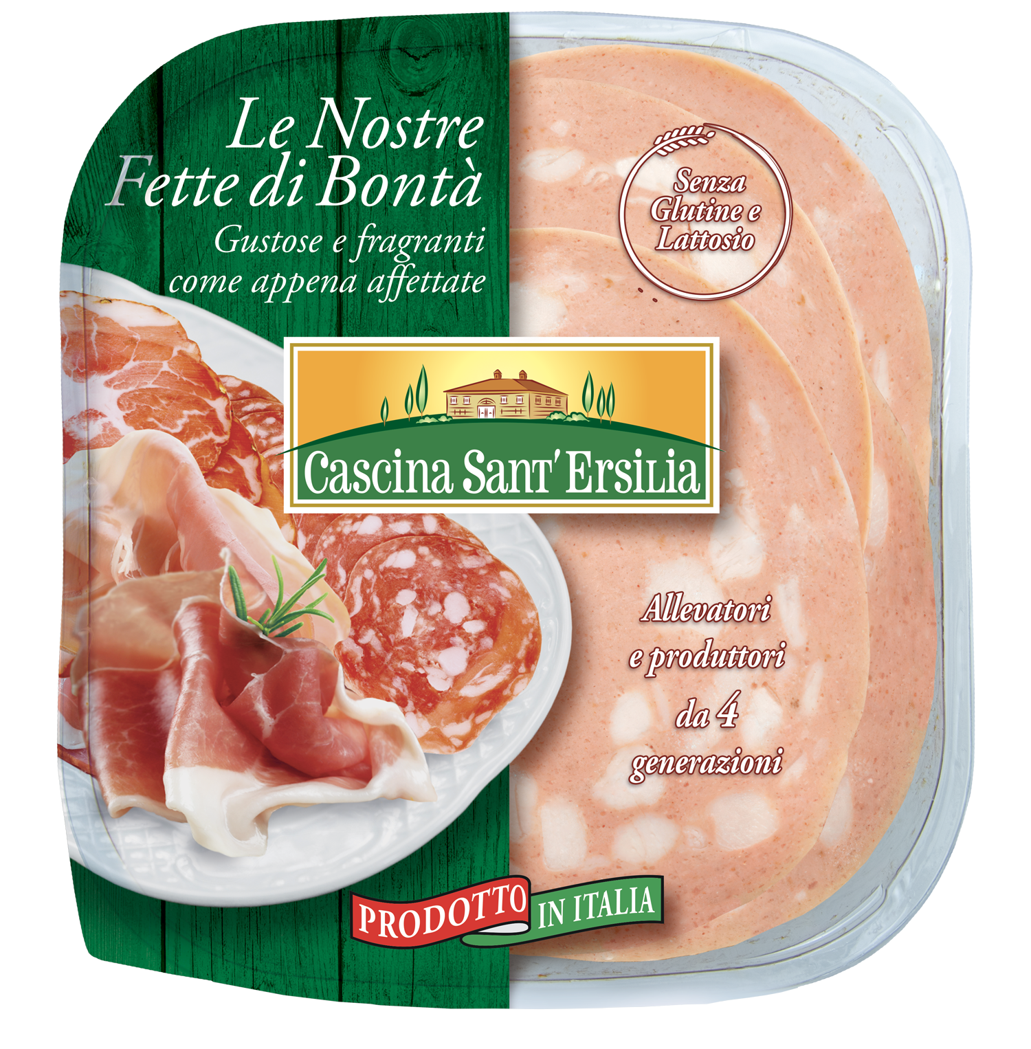 Mortadella Plastry 500G Cascina Sant'Ersilia