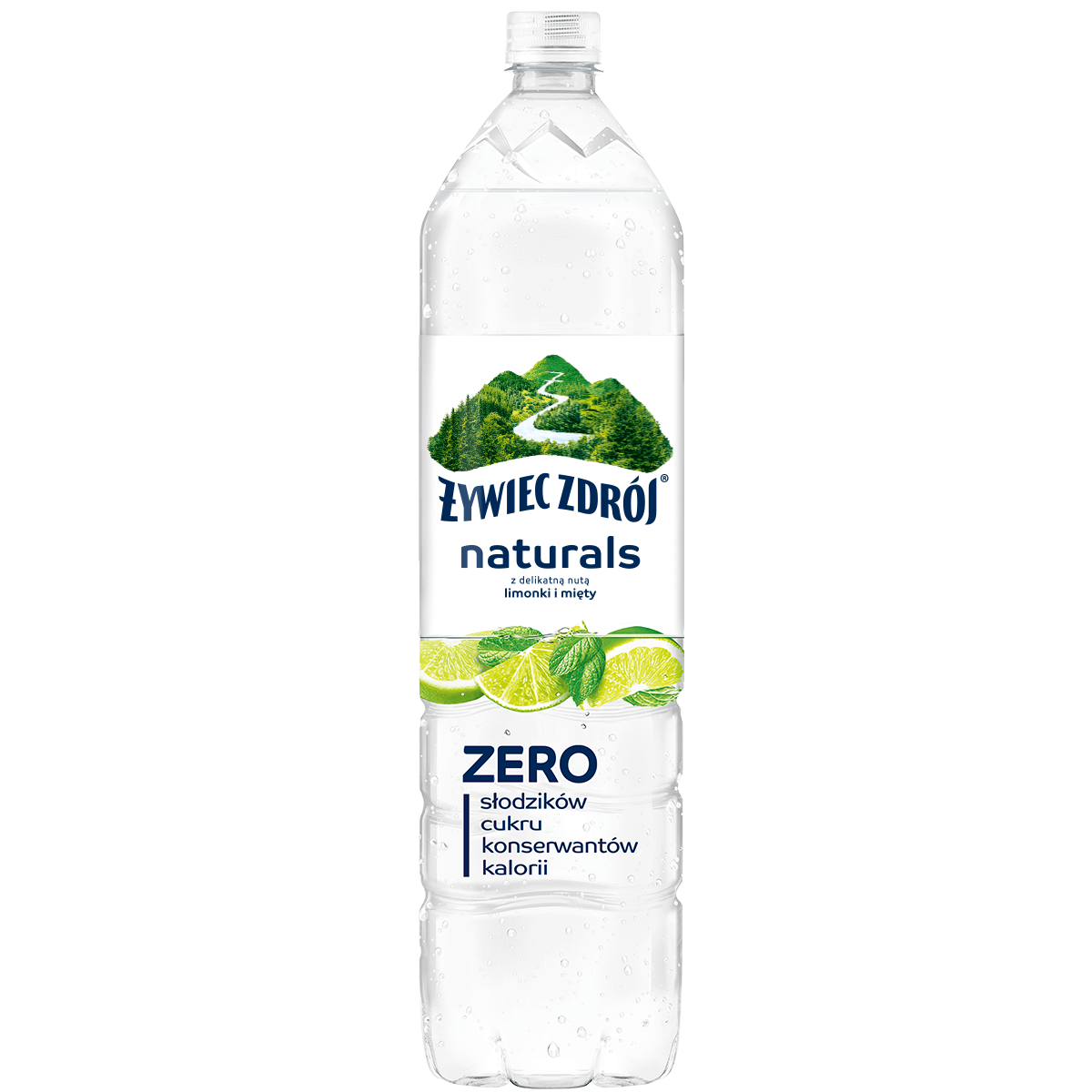 Żywiec Zdrój Naturals Smak Limonka-Mięta 1,2 L