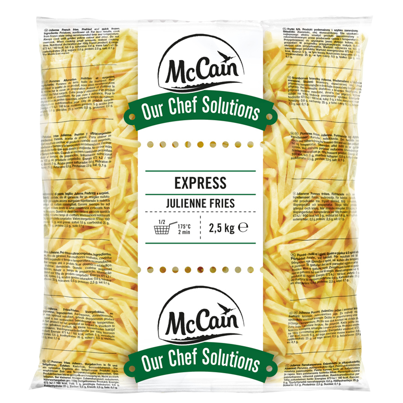Mccain Express Julienne 2,5 Kg