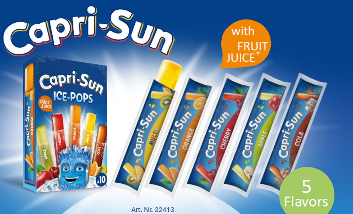 Capri - Sun Ice - Pops Lody Wodne Do Zamrożenia 10Sztx40Ml