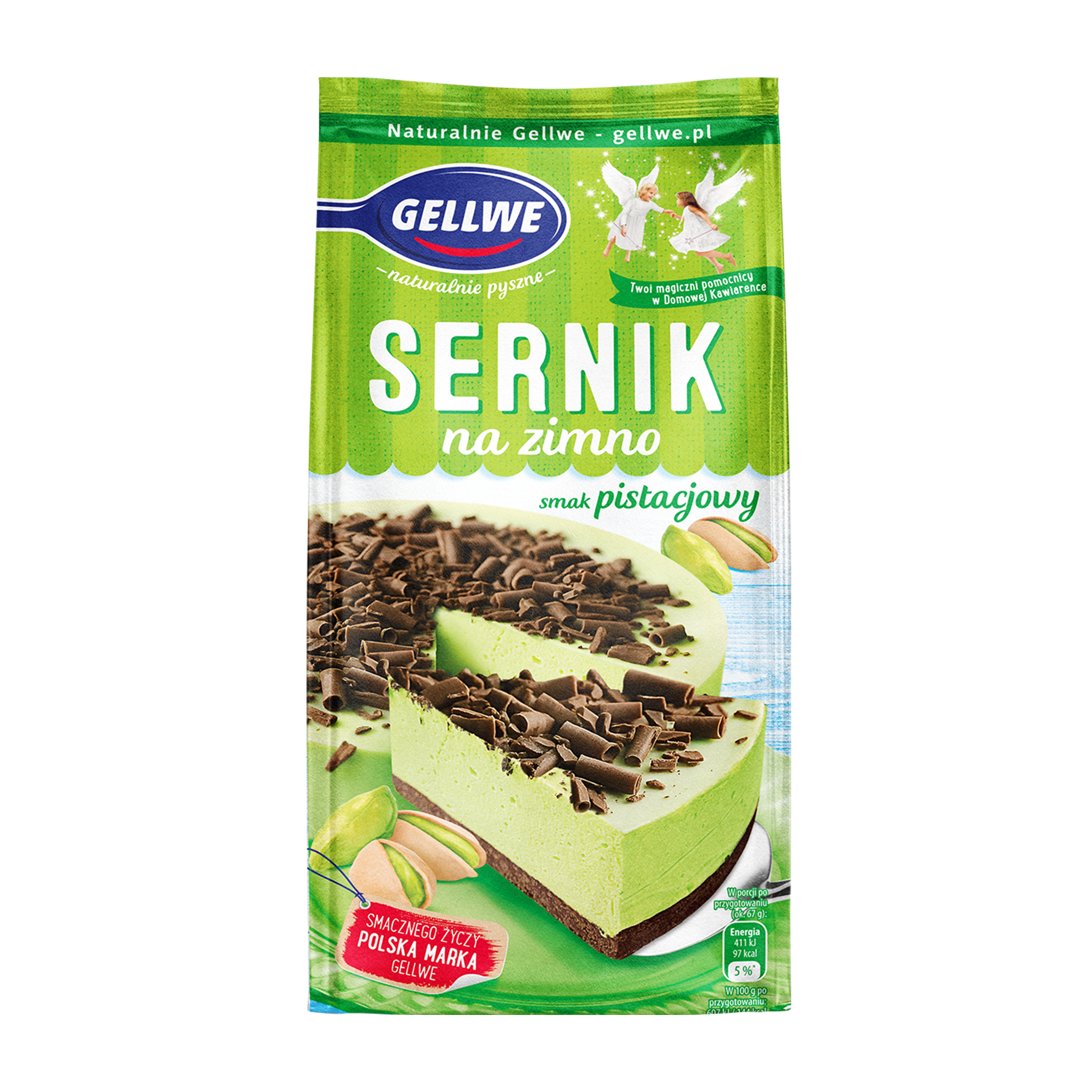Gellwe Sernik Na Zimno O Smaku Pistacjowym 193G
