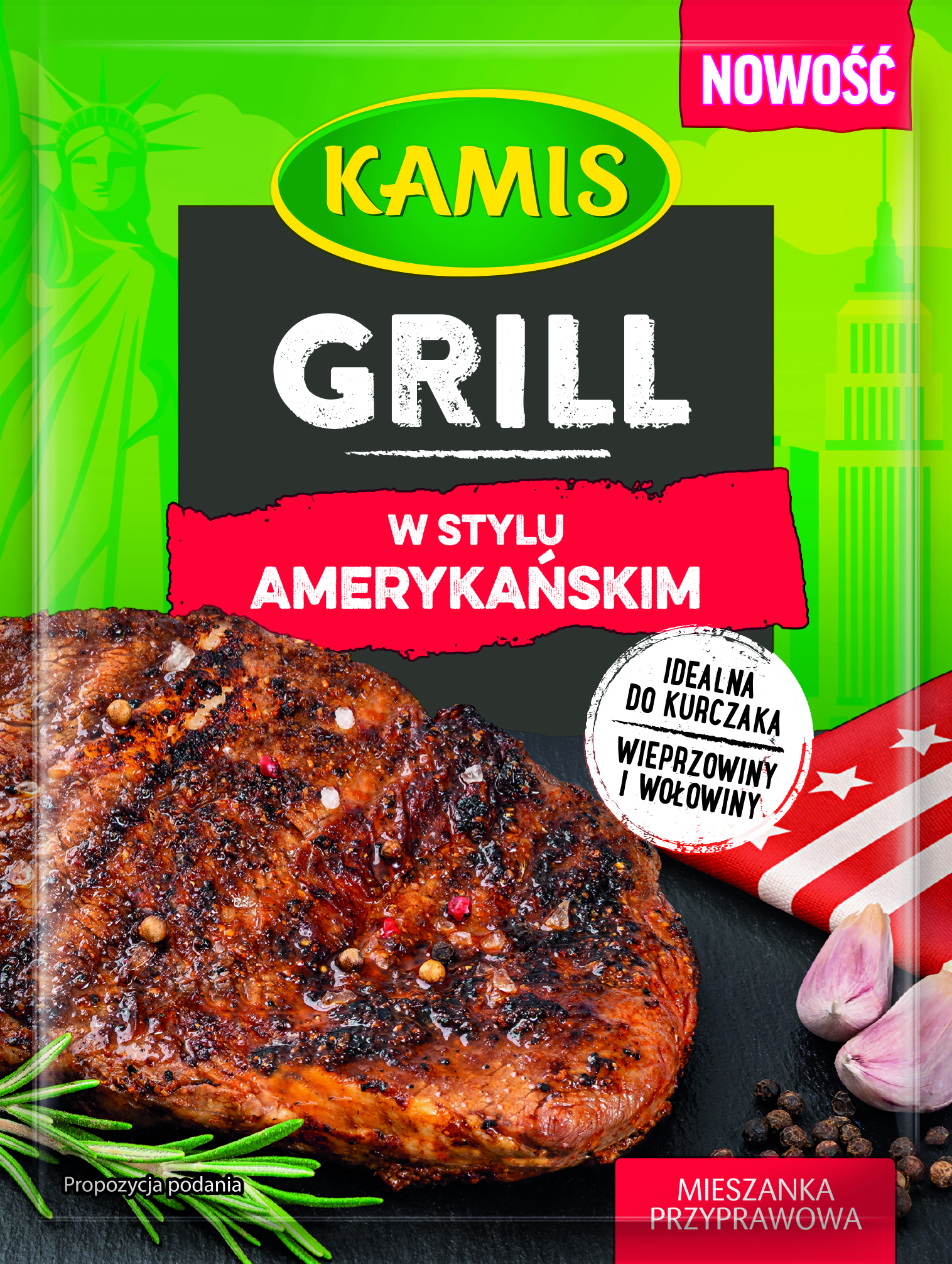 Kamis Grill W Stylu Amerykańskim 20 G