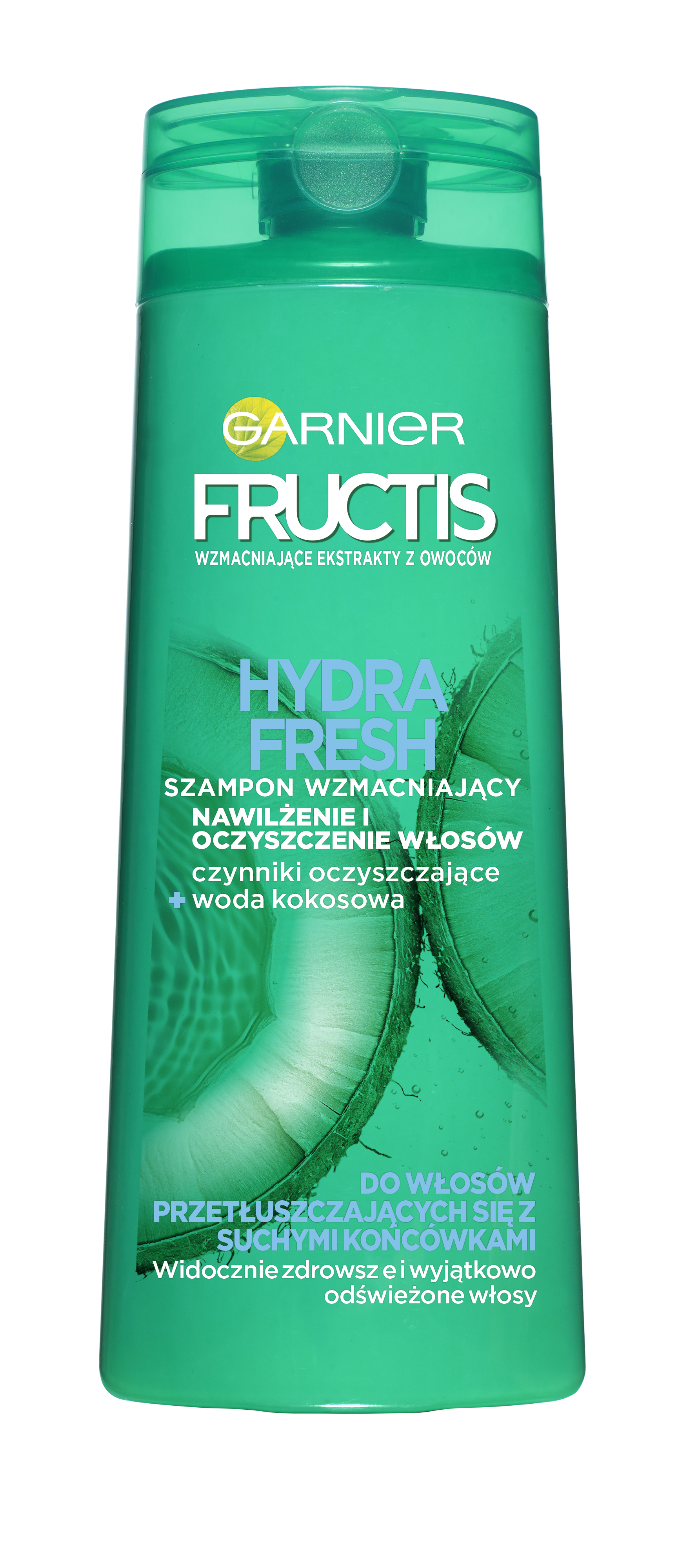 Garnier Fructis Hydra Fresh Szampon Oczyszczający Do Włosów Przetłuszczających Się Z Suchymi Końcówkami 400 Ml