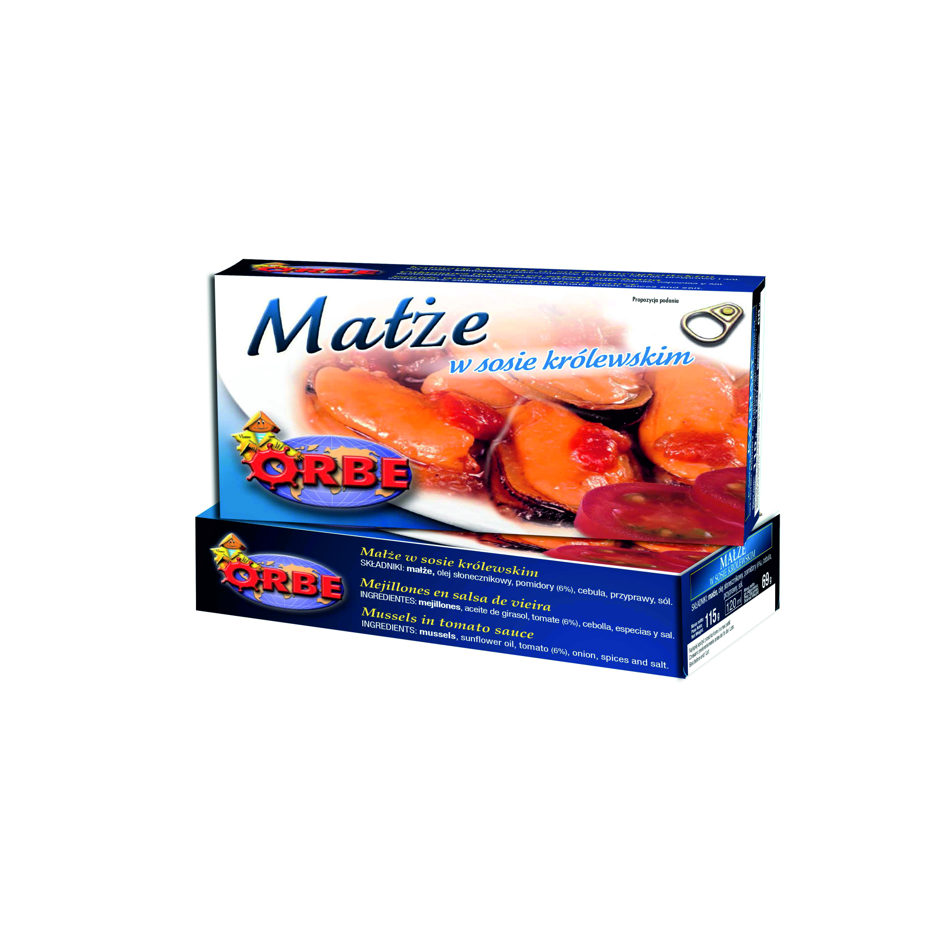 Małże W Sosie Królewskim 120Ml Orbe