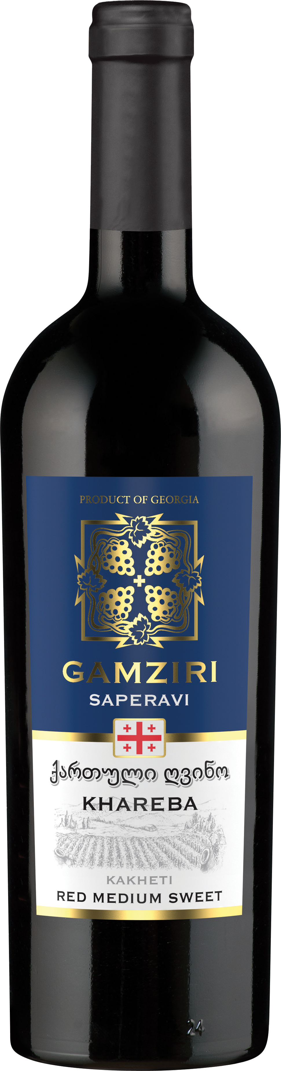 Gamziri Saperavi Czerwone Półsłodkie 750 Ml