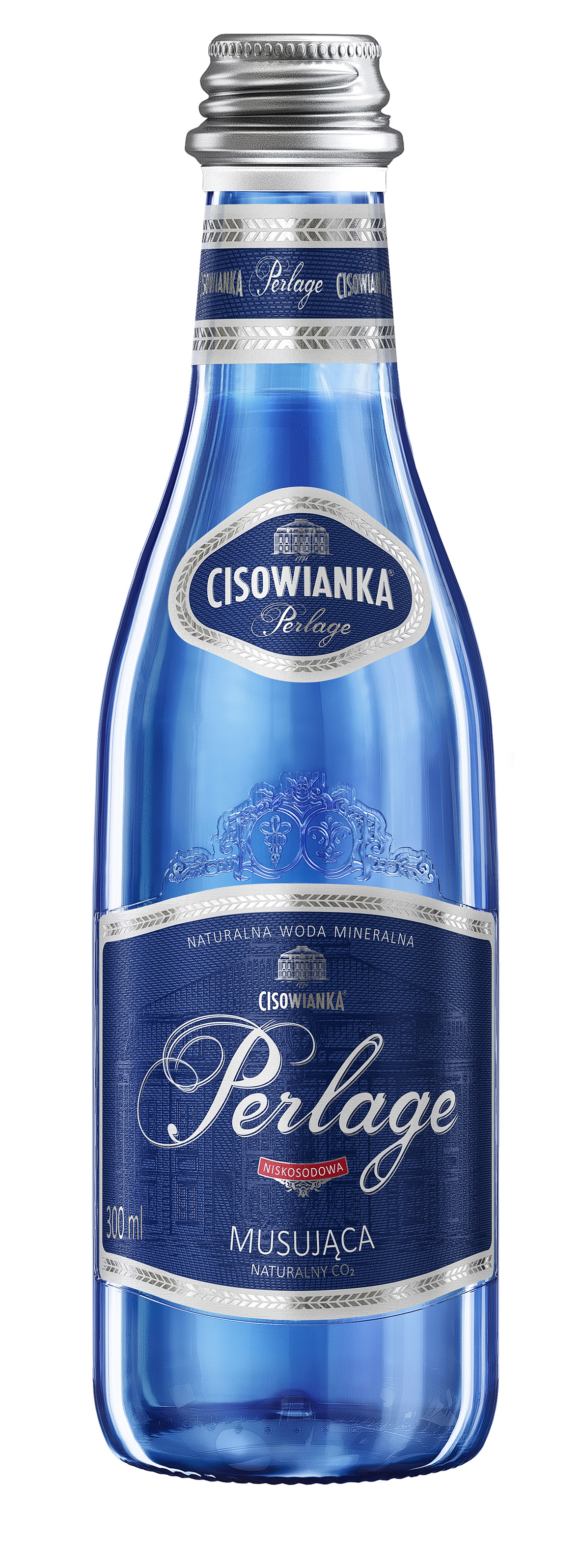 Naturalna Woda Mineralna Cisowianka Perlage 300Ml Szkło