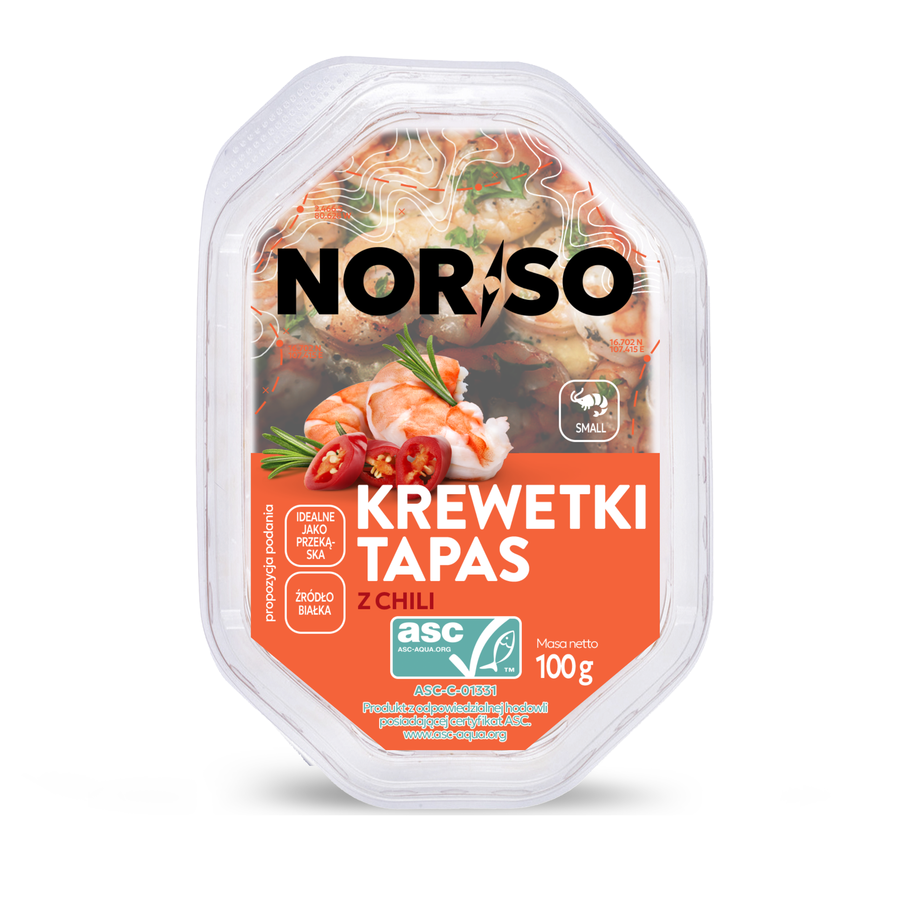 Norso Krewetki Tapas Z Chili 100G