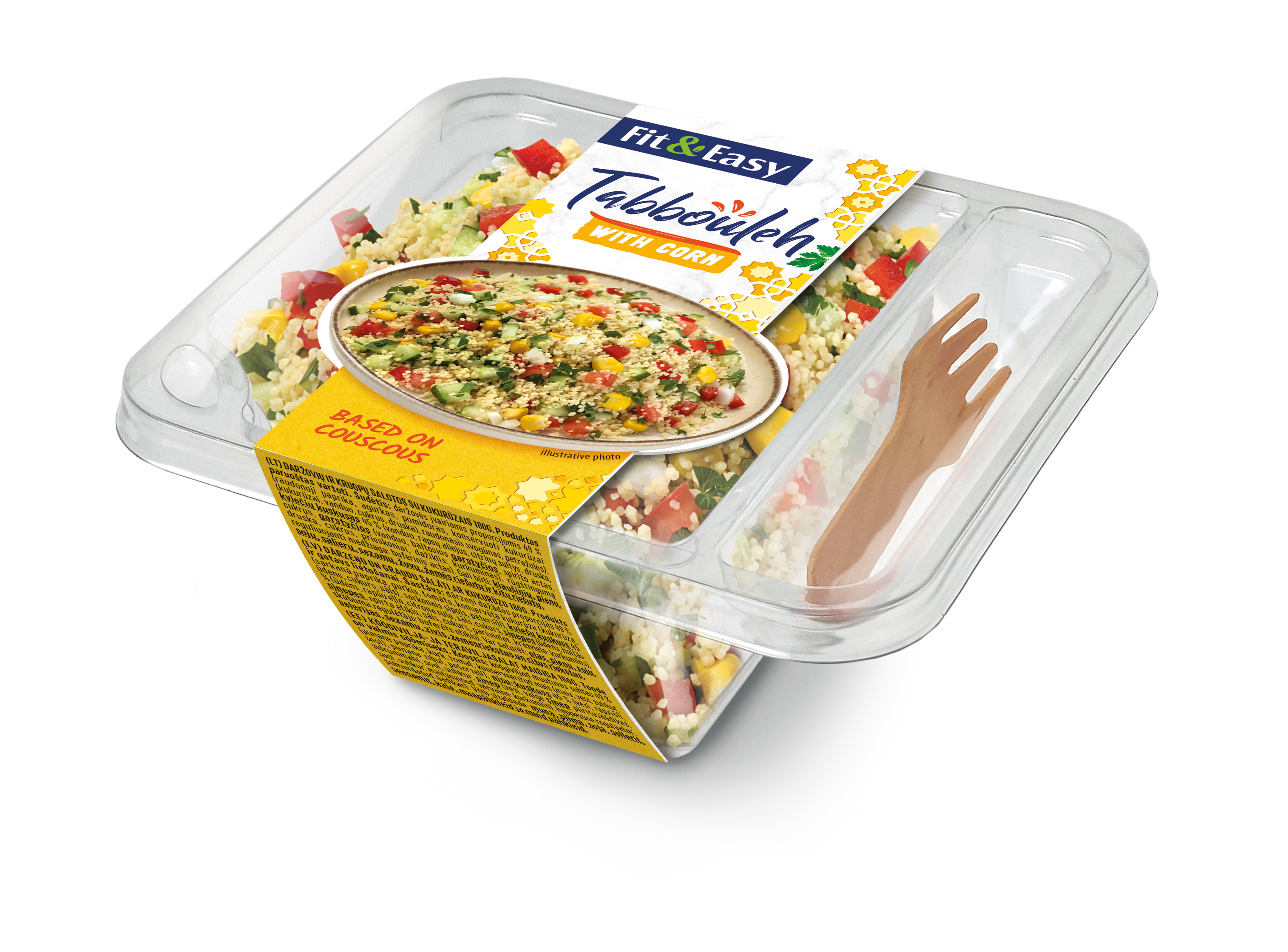 Tabbouleh Z Kukurydzą I Papryką Polska 180G Fit&Easy
