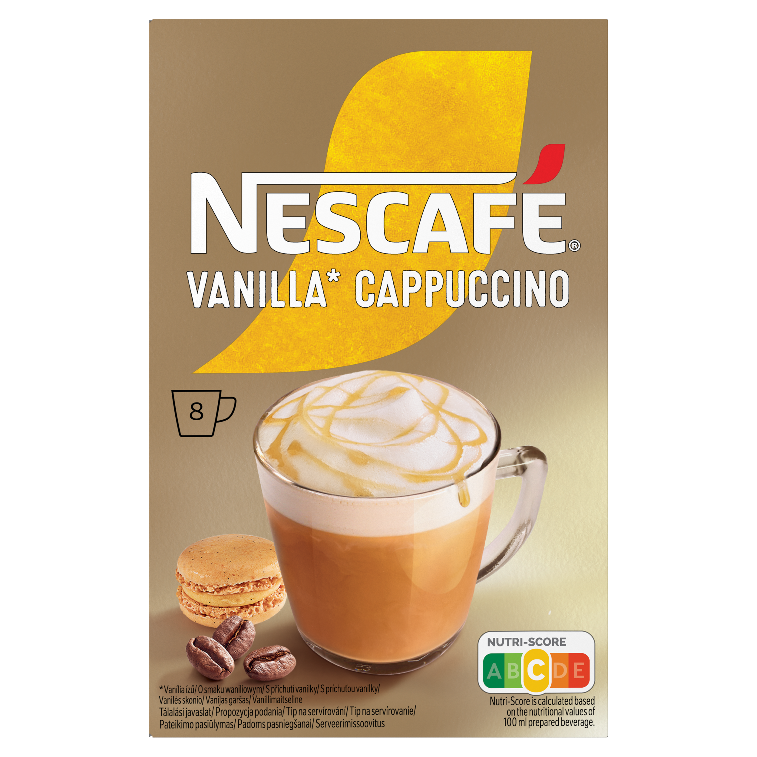 Nescafe Cappuccino Vanilla 112 G (8 X 14G)