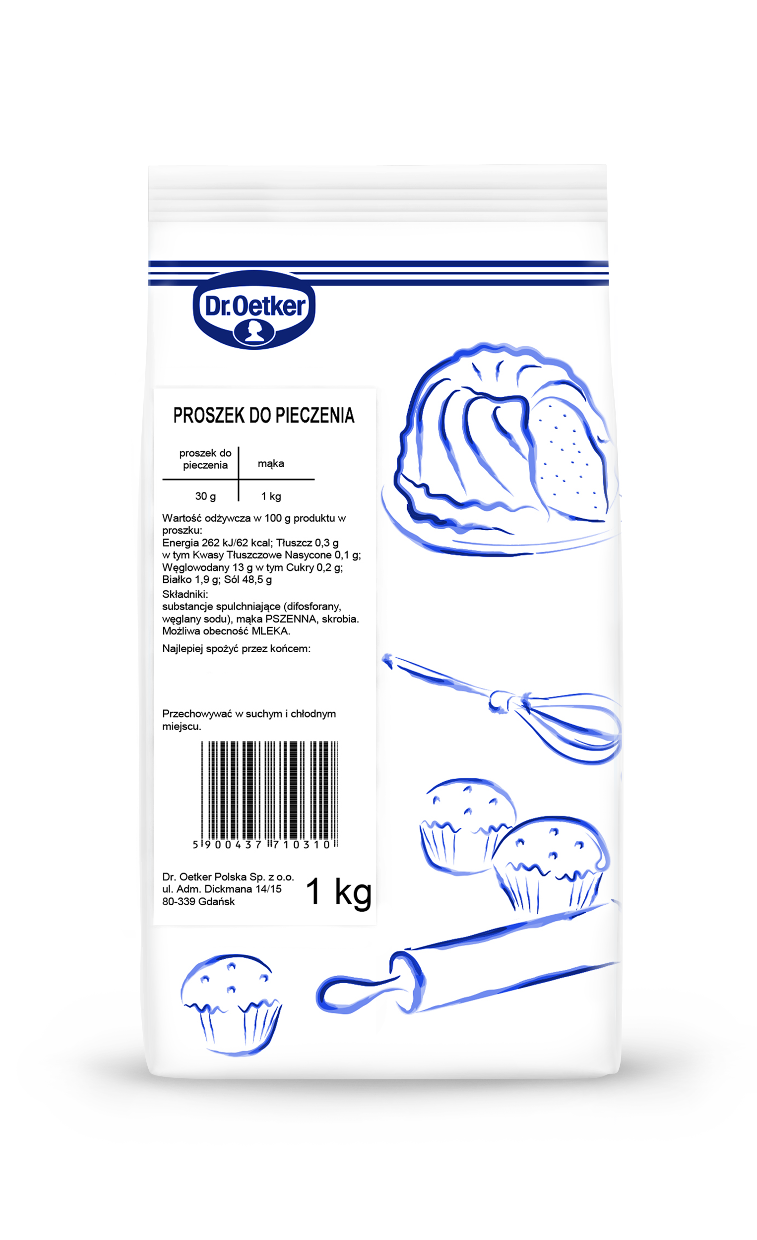 Dr. Oetker Proszek Do Pieczenia 1Kg