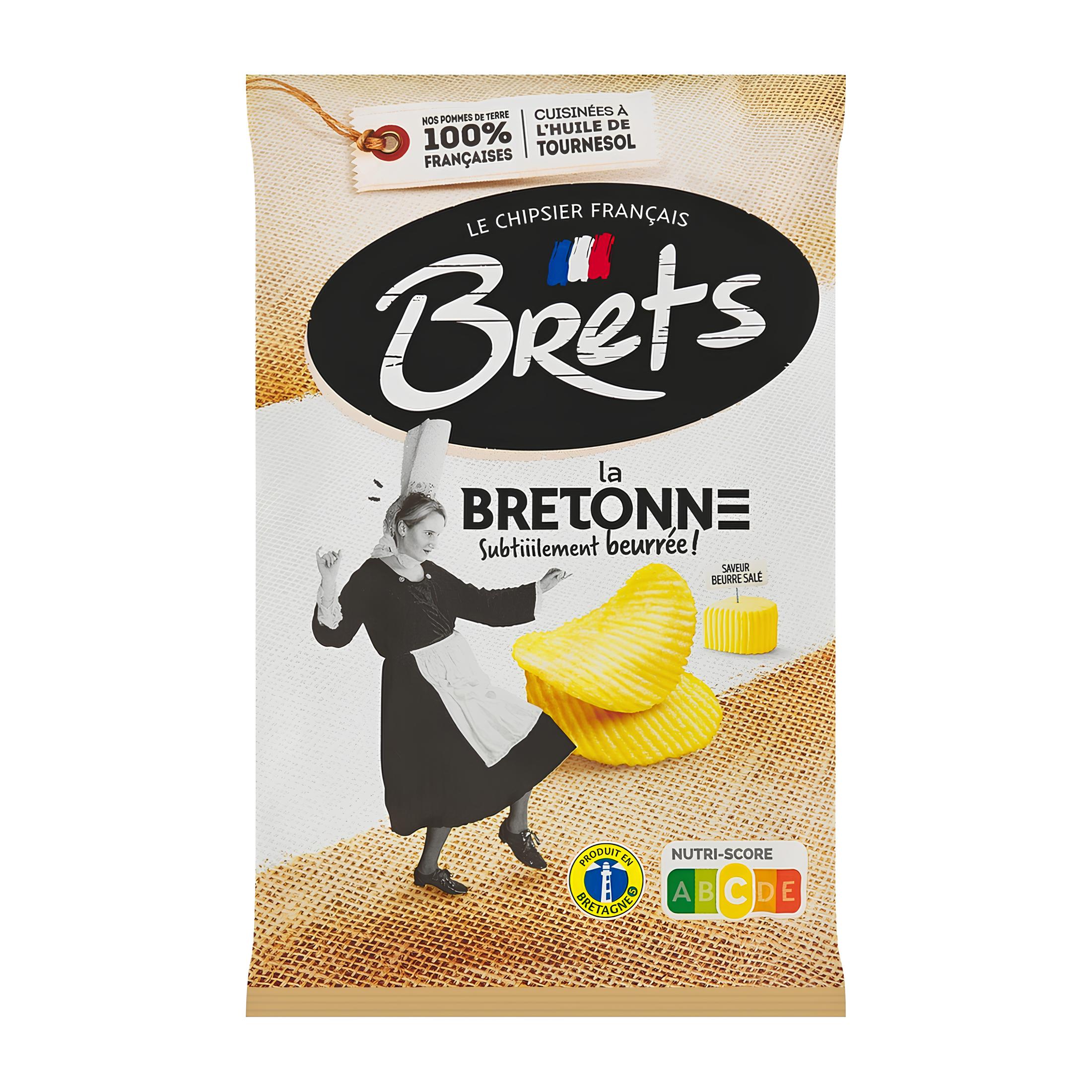 Bre Chipsy "La Bretonne" Słone Masło 125G