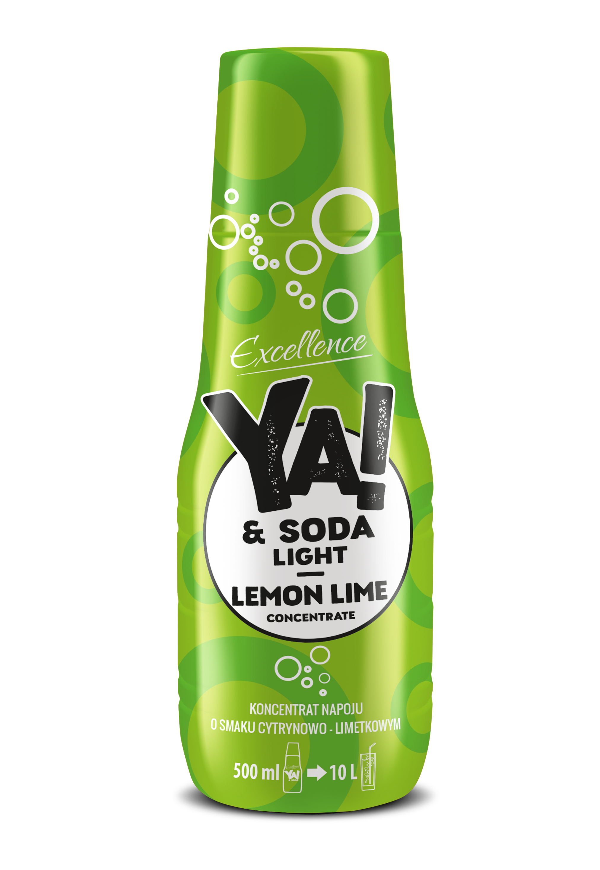 Ya!&Soda Koncentrat Napoju Lemon Lime Light 500 Ml