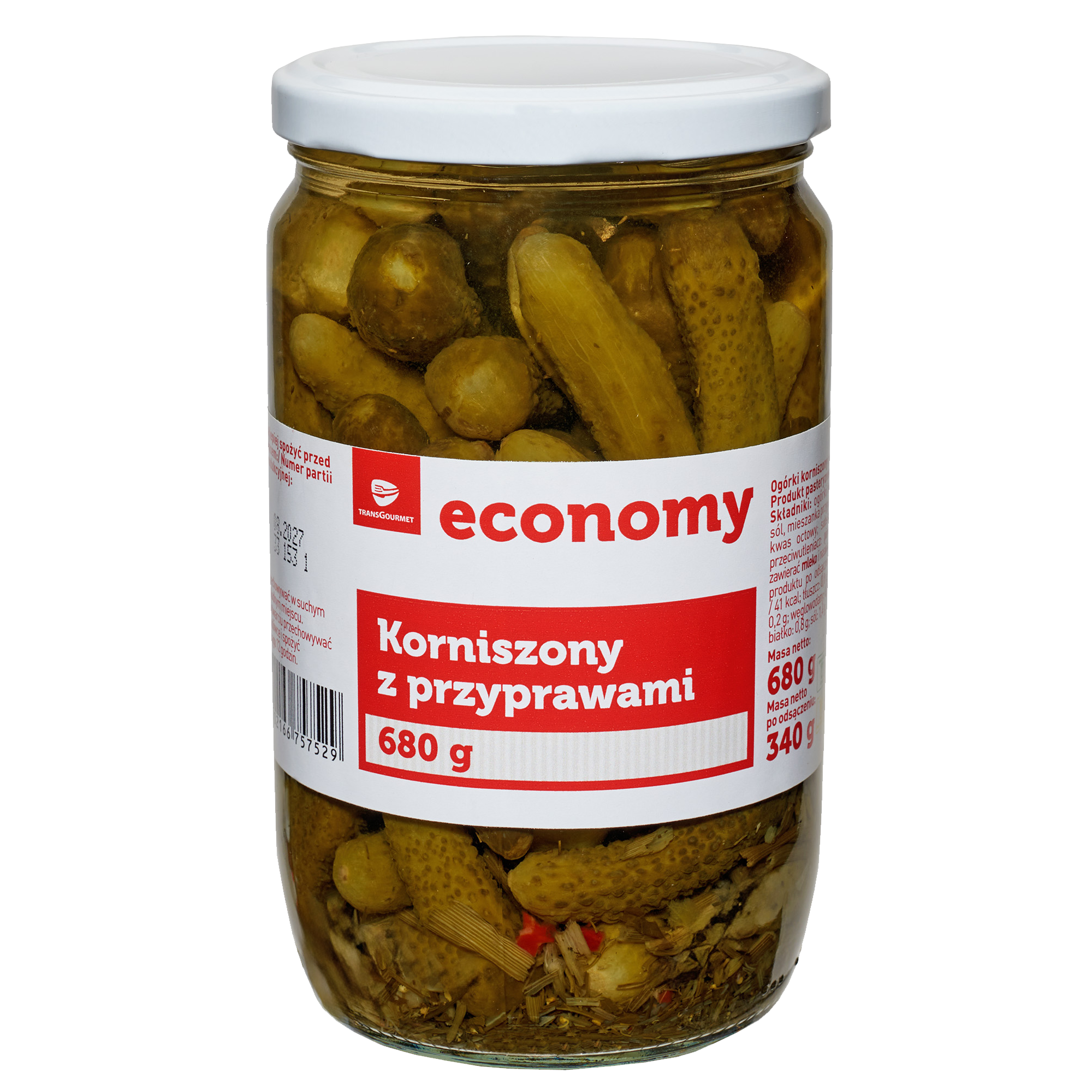 Tge Korniszony Z Przyprawami 680 G