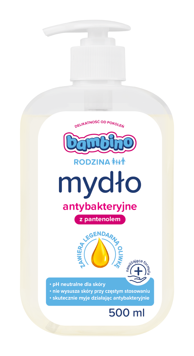 Bambino Rodzina Mydło Do Rąk Antybakteryjne Z Pantenolem 500Ml
