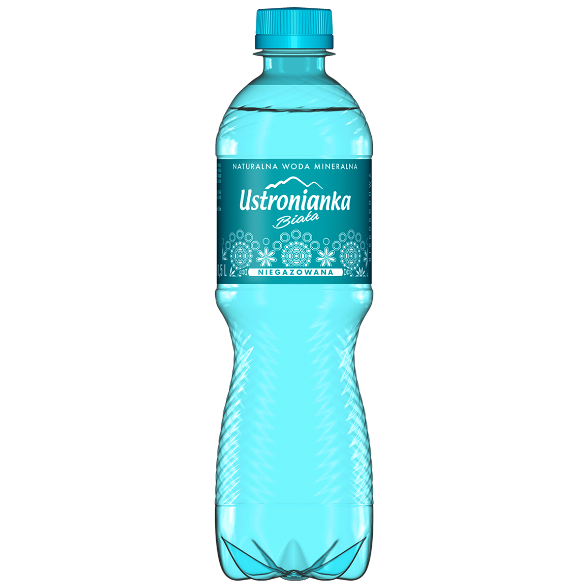 Ustronianka Biała Naturalna Woda Mineralna Niegazowana 0,5L Kaucja