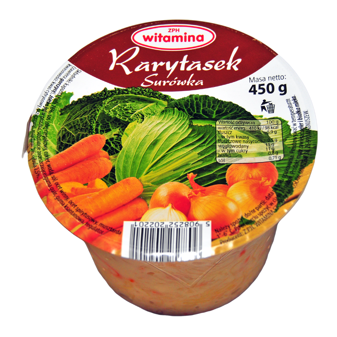 Surówka Warzywna Rarytasek Polska 450G Witamina