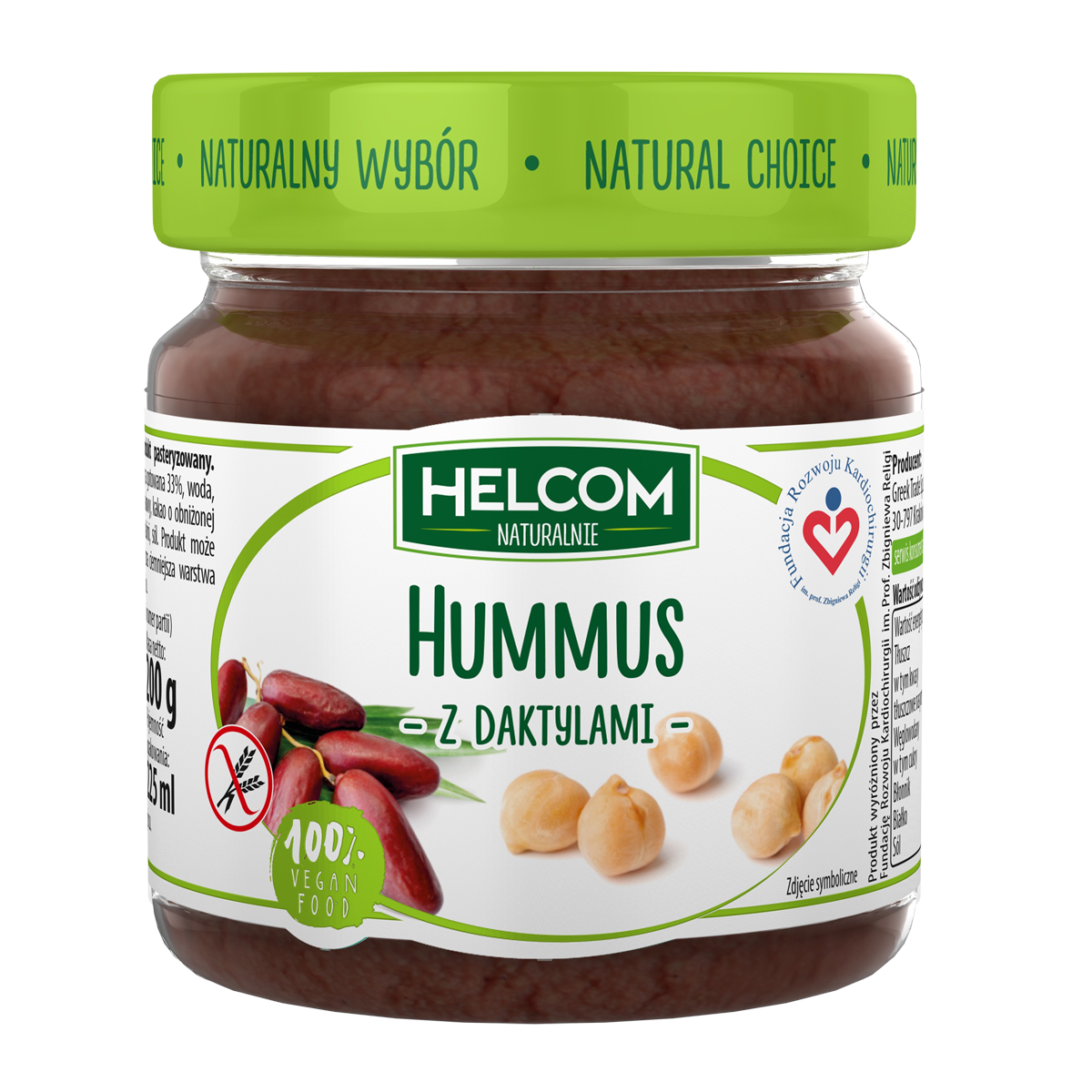 Hummus Z Daktylami 225 Ml Helcom Naturalnie