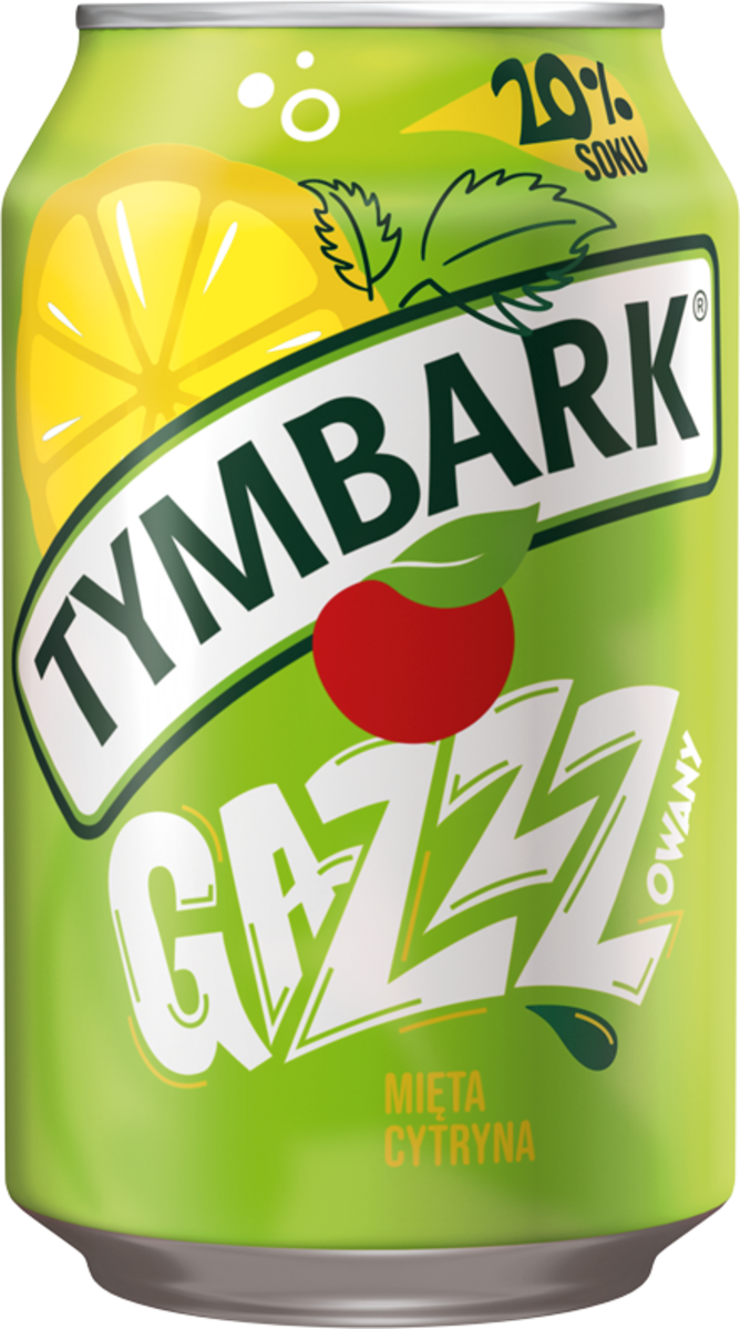 Tymbark Gazzzowany Cytryna Mięta 330 Ml