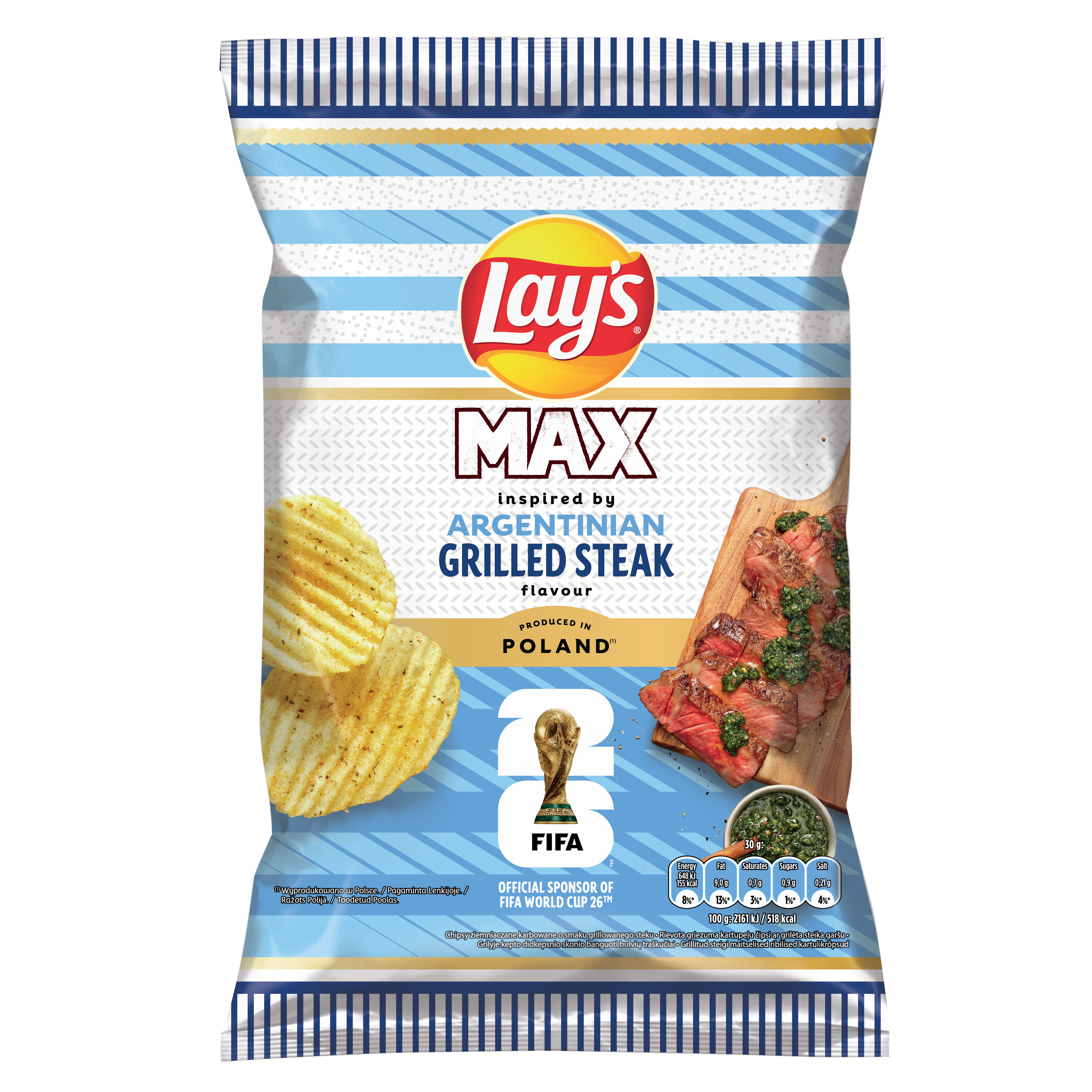 Lay'S Chipsy O Smaku Grillowanego Steku 120 G