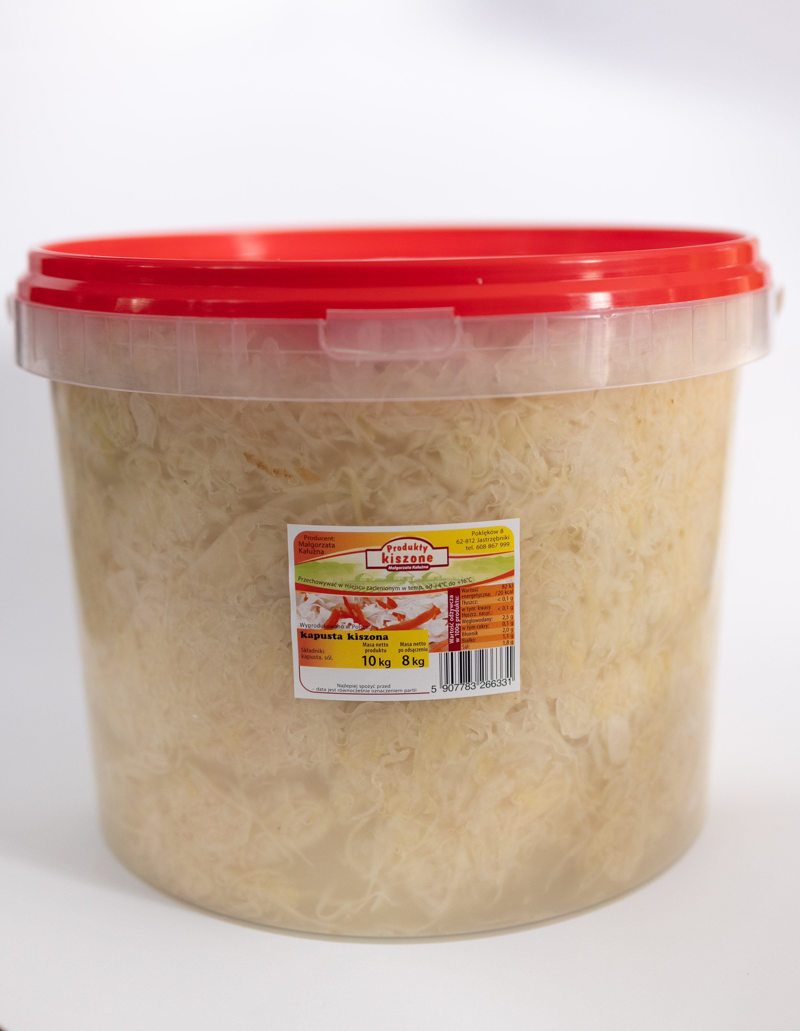 Kapusta Kiszona Polska 10Kg Małgorzata Kałużna