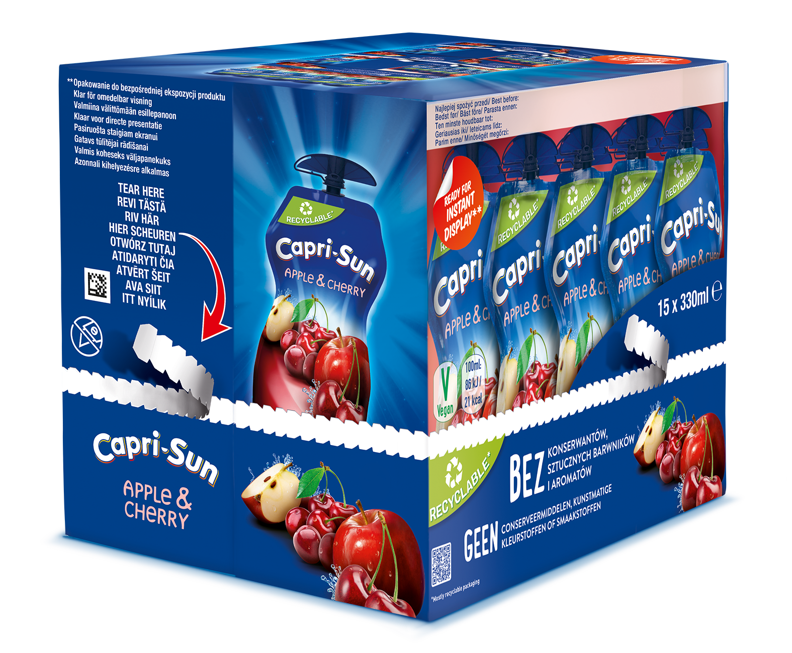 Napój Capri Sun Apple Cherry 330 Ml