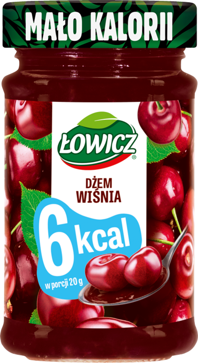 Łowicz Dżem Wiśniowy 6 Kcal 200 G
