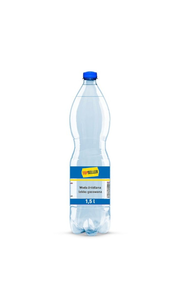 Topseller Woda Źródlana Lekko Gazowana 1,5 L - Kaucja