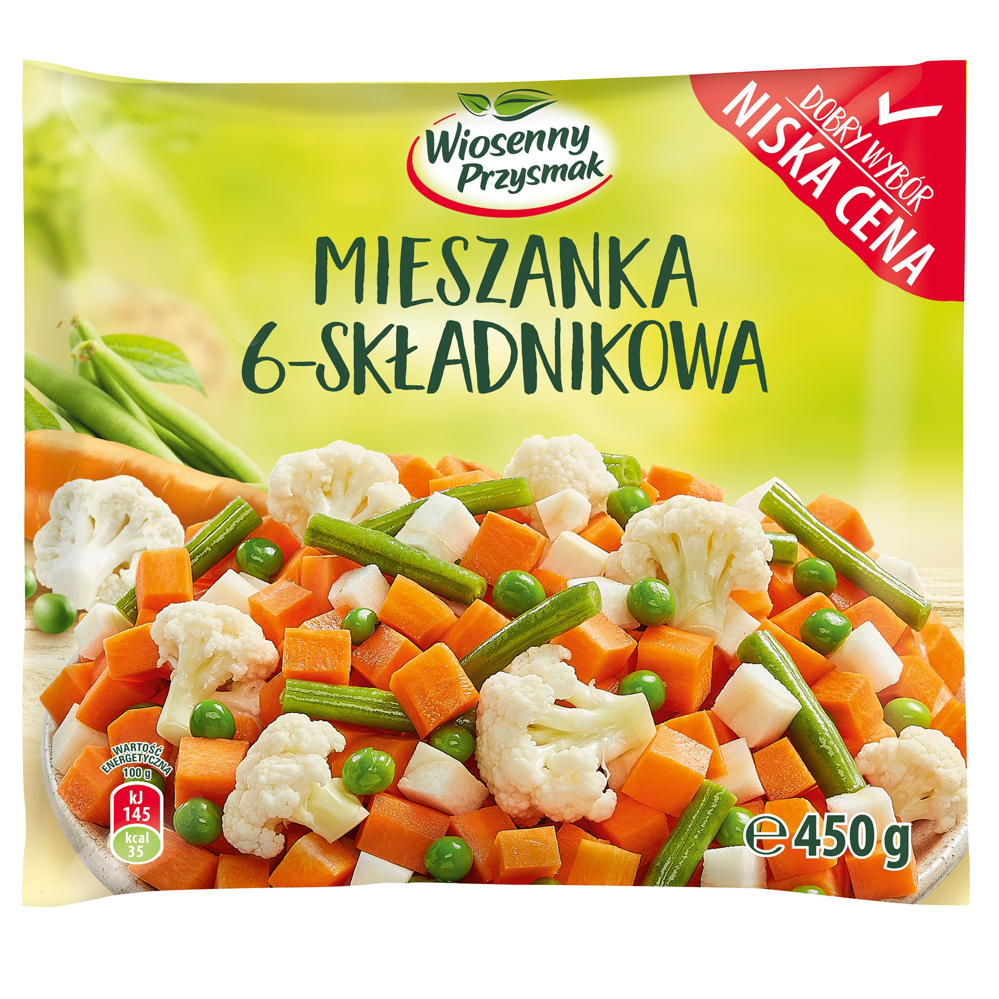 Wiosenny Przysmak Mieszanka 6-Składnikowa 450G