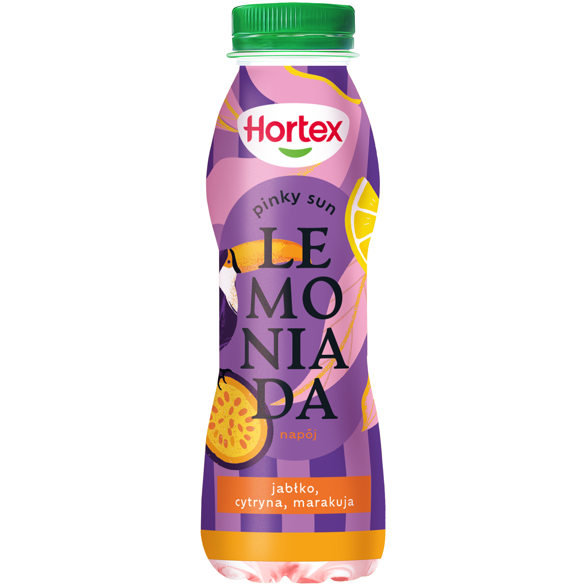 Hortex Lemoniada Napój Jabłko-Cytryna-Marakuja Butelka Pet 400Ml Kaucja