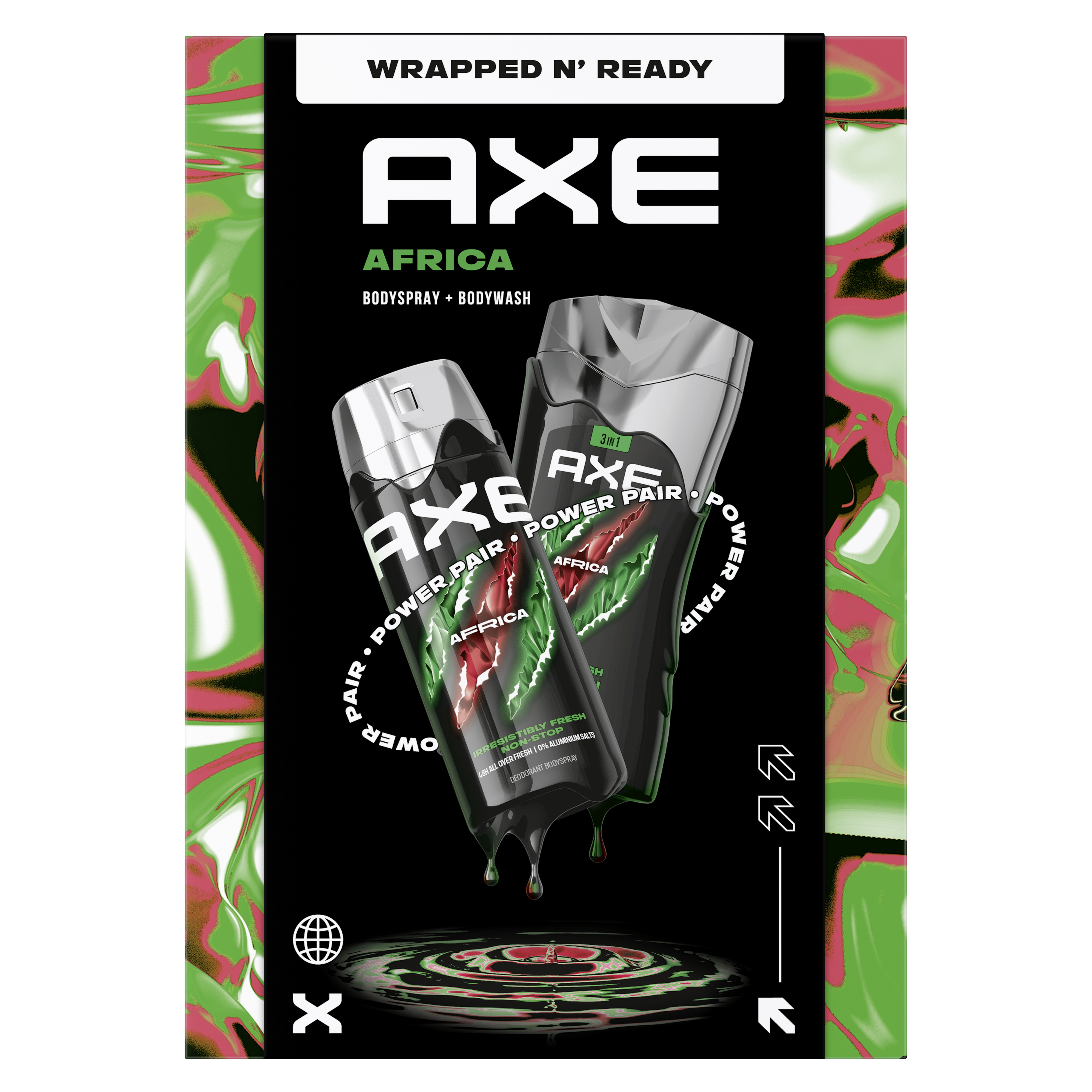 Axe Africa Dezodorant 150 Ml + Żel Pod Prysznic 250 Ml