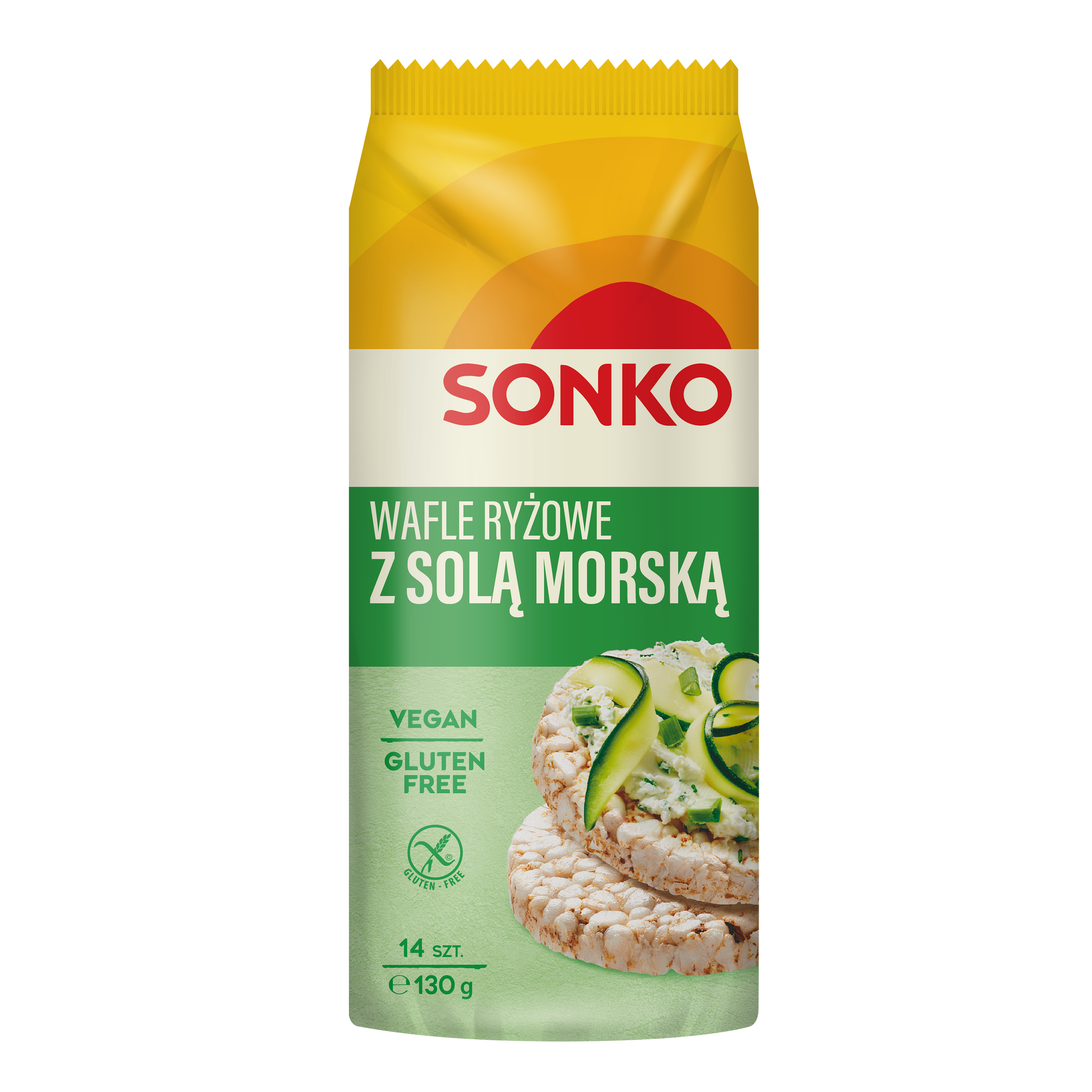 Sonko. Wafle Ryżowe Z Solą Morską 130 G.