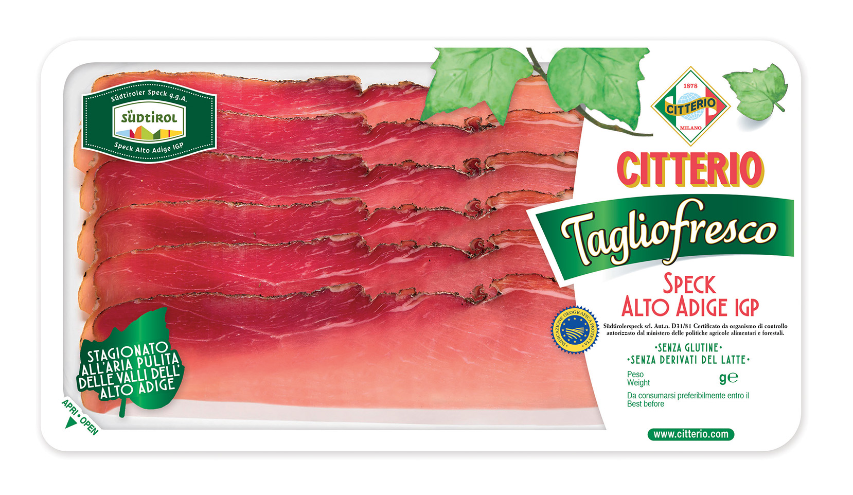 Speck Alto Adige Chog 70 G G.Citterio