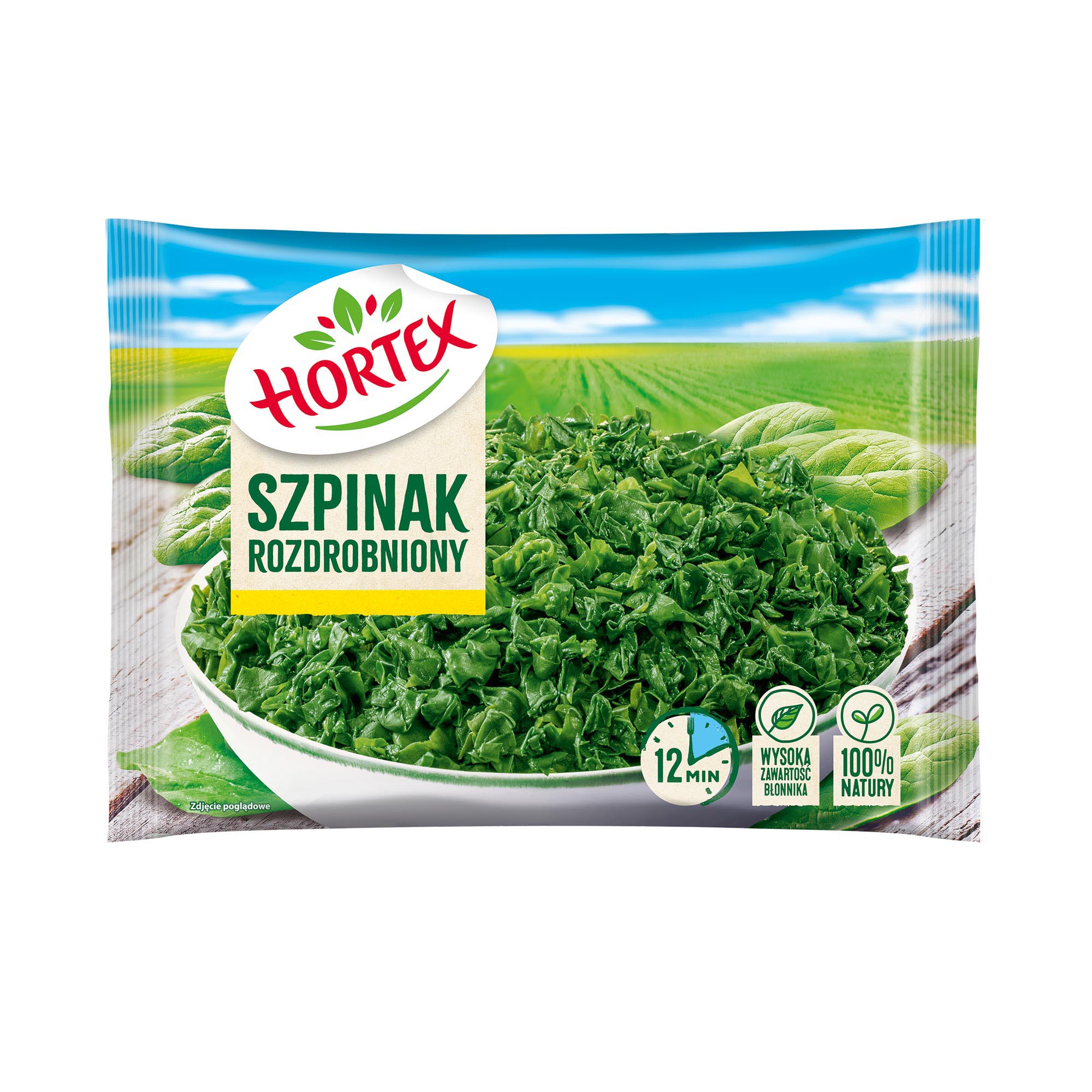 Hortex Szpinak Rozdrobniony 450 G