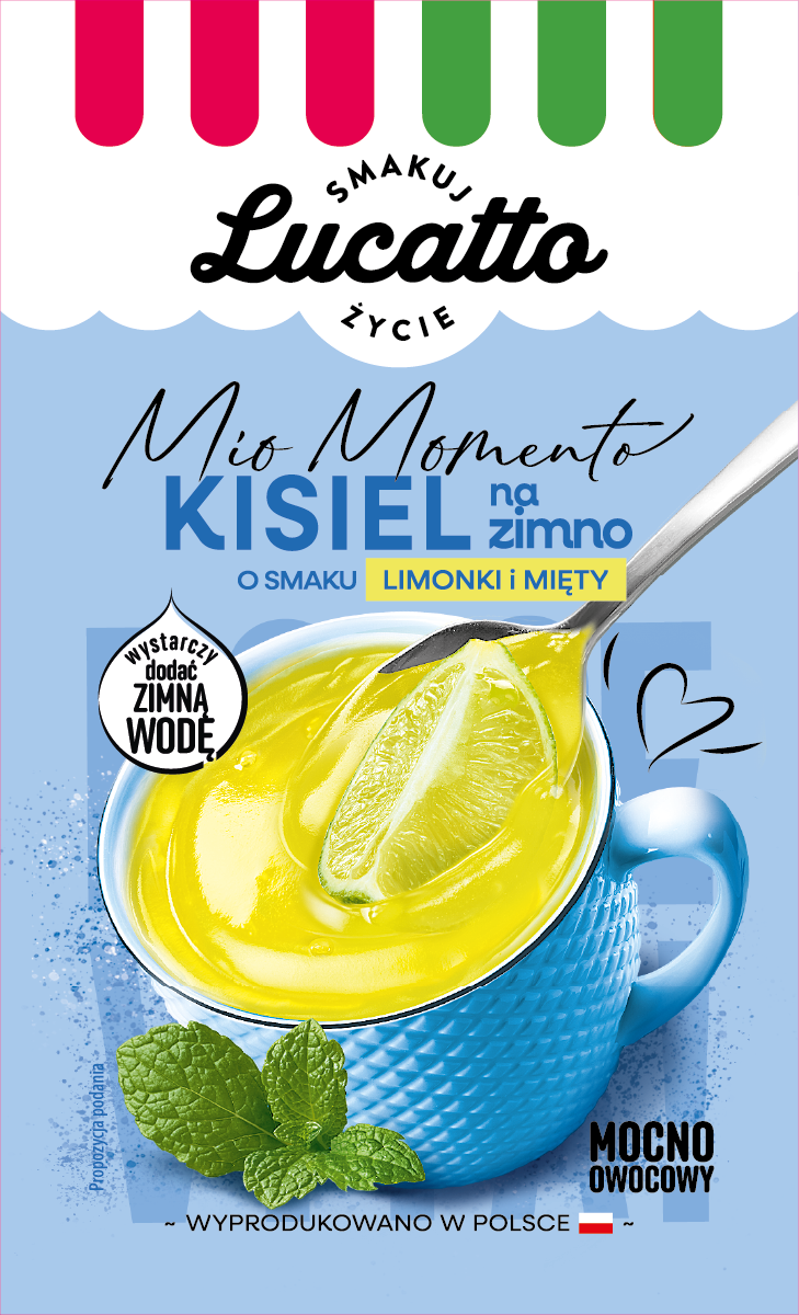 Kisiel Na Zimno Limonka Mięta Lucatto 35G
