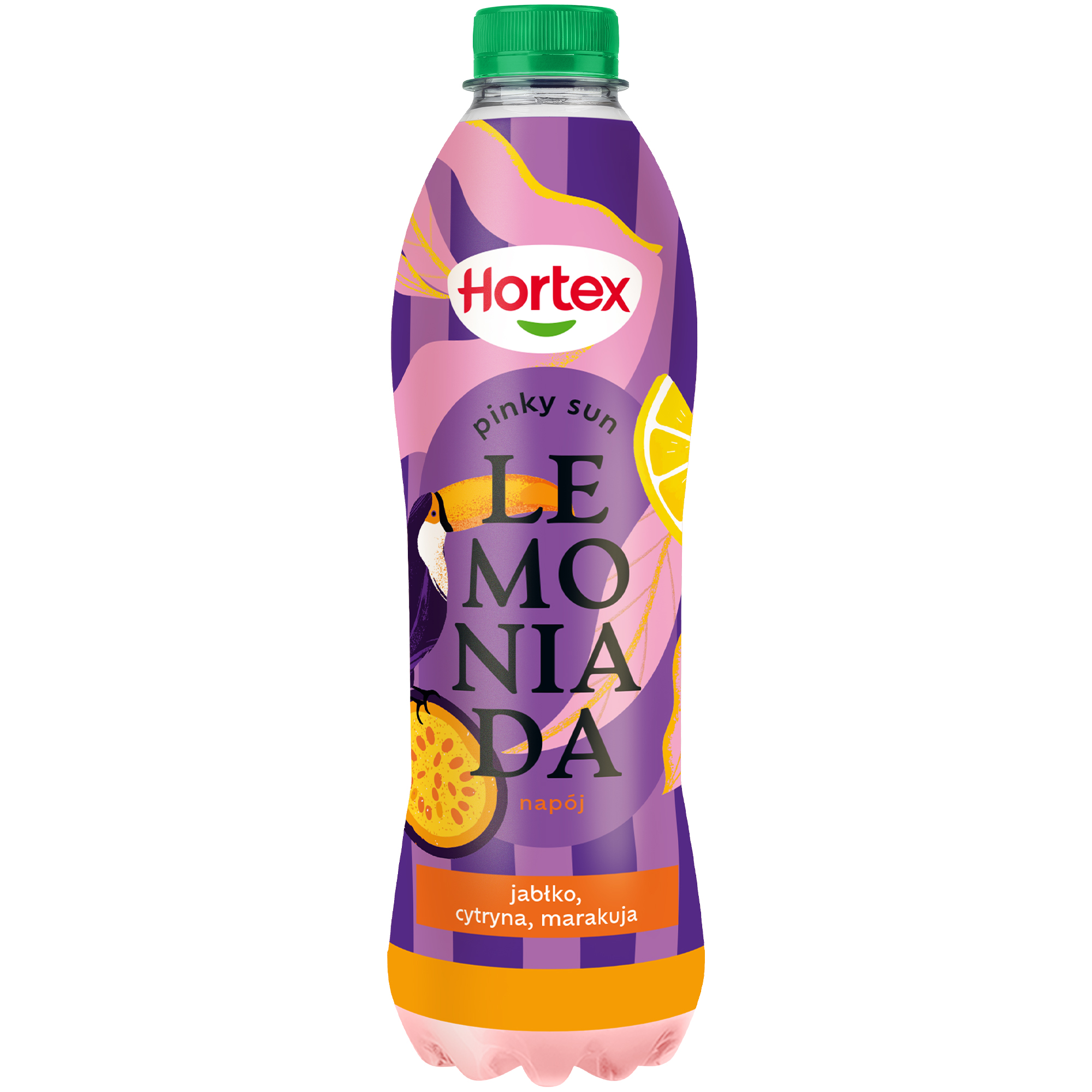 Hortex Lemoniada Napój Jabłko-Cytryna-Marakuja Butelka Pet 1L Kaucja