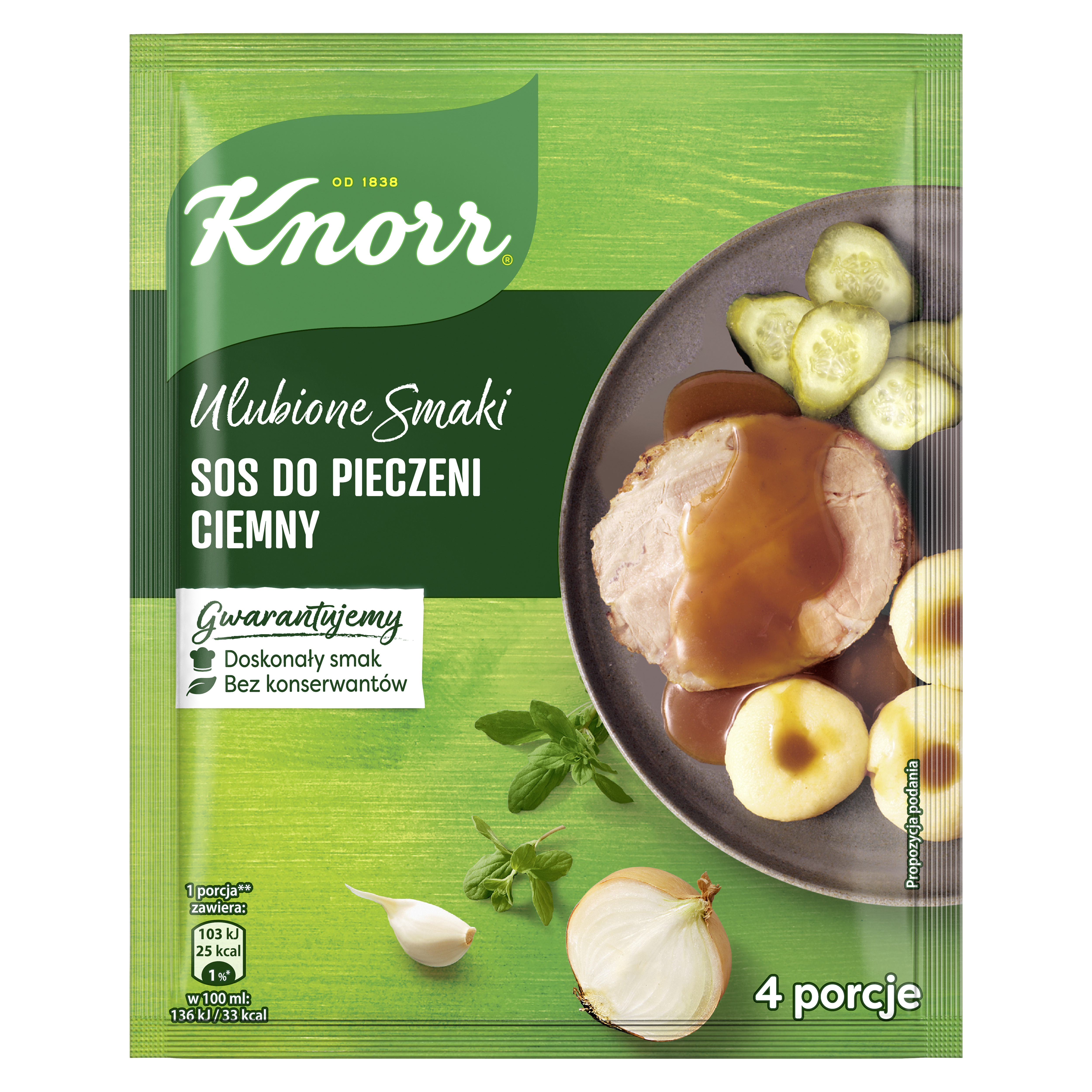 Knorr Ulubione Smaki Sos Do Pieczeni Sos Do Pieczeni Ciemny 29 G
