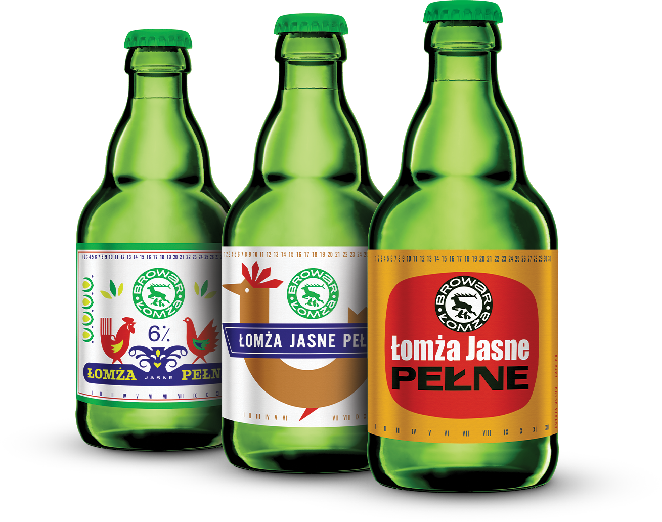 Piwo Łomża Jasne Pełne Retromix Butelka 330 Ml