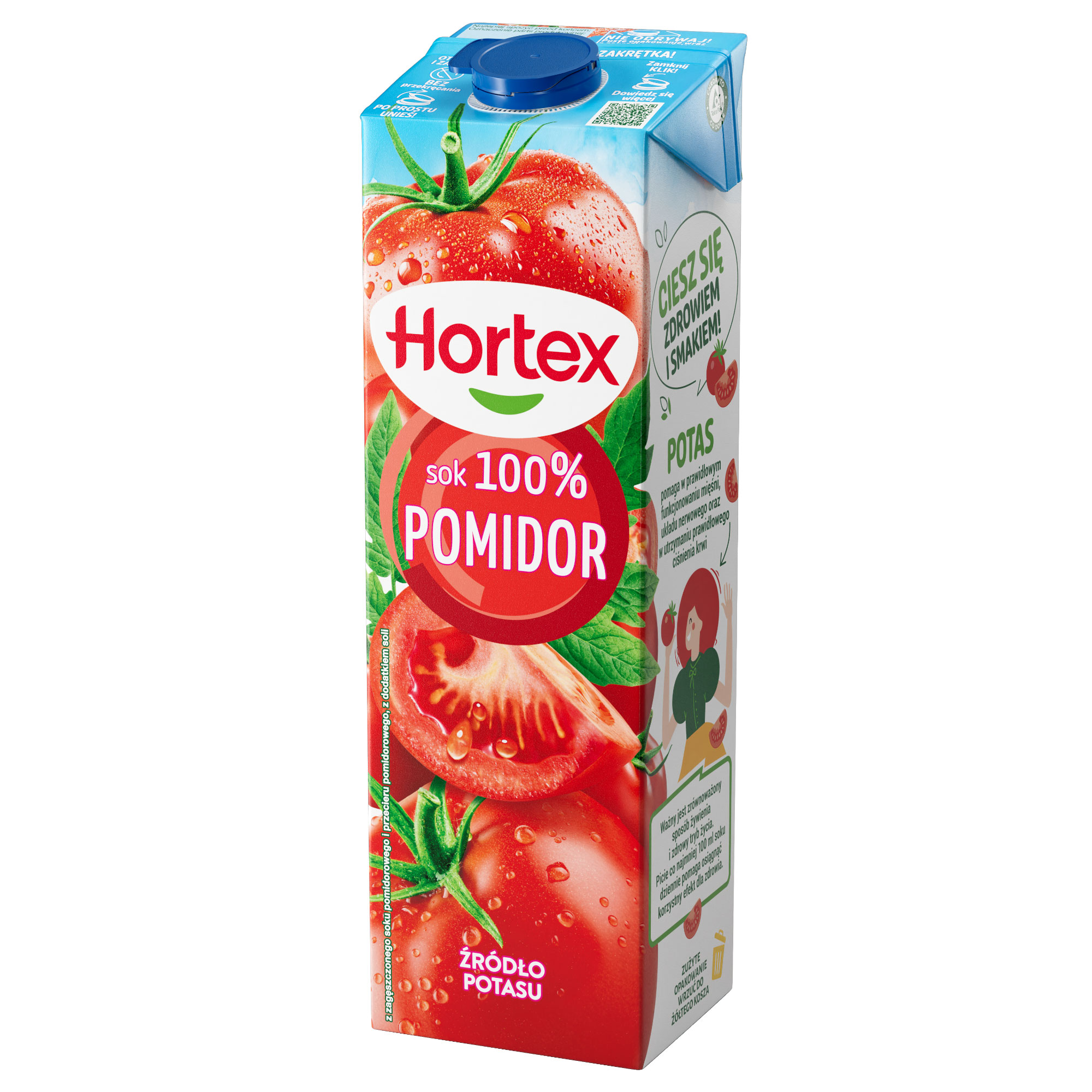 Hortex Sok Pomidorowy 100% Karton 1L