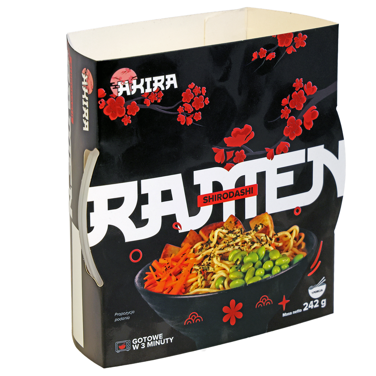 Akira Zupa Instant Ramen Bowl Shirodashi 242G