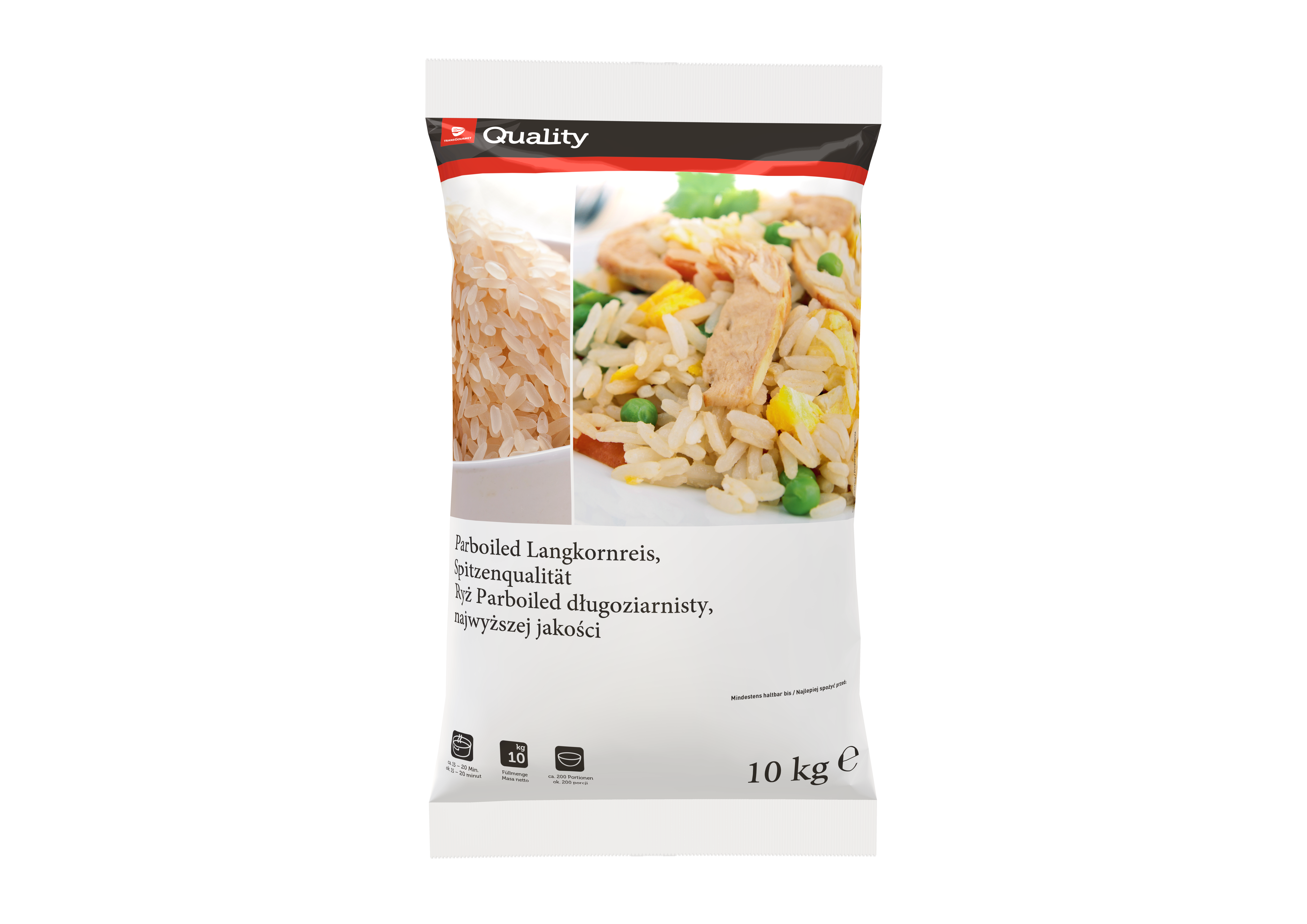 Tgq Ryż Biały Długoziarnisty, Paraboliczny 10Kg