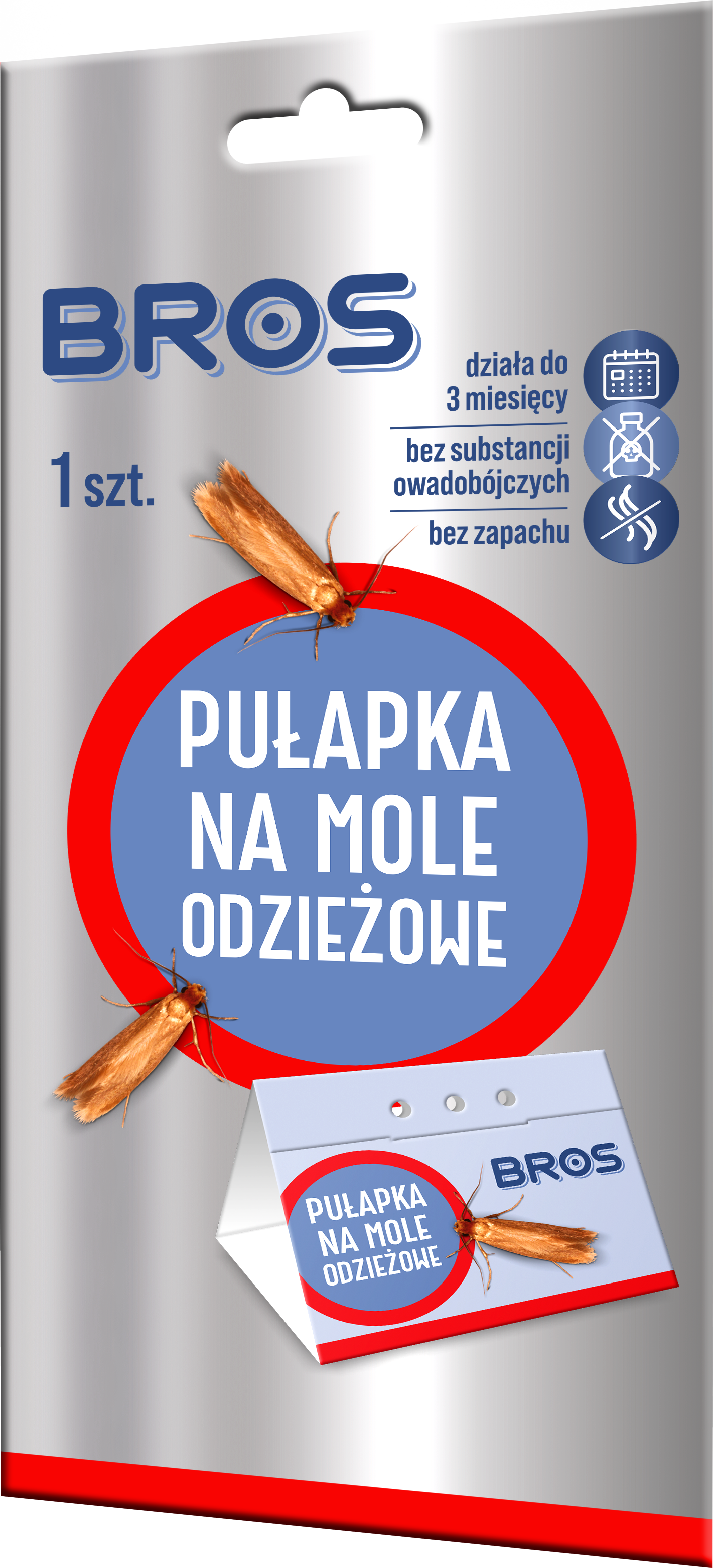 Bros Pułapka Na Mole Odzieżowe Fsc Mix