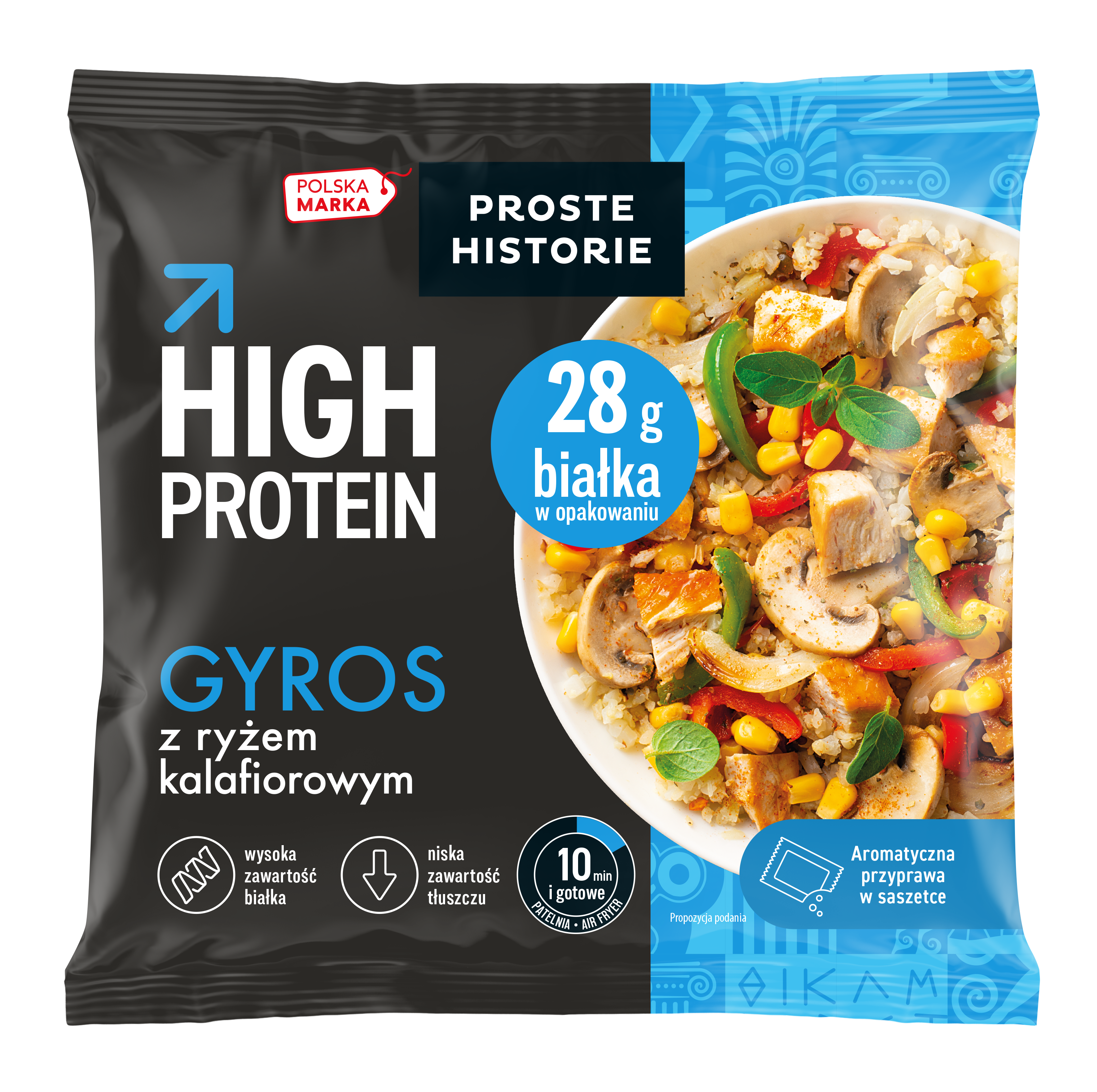 Proste Historie High Protein Gyros Z Ryżem Kalafiorowym 400G