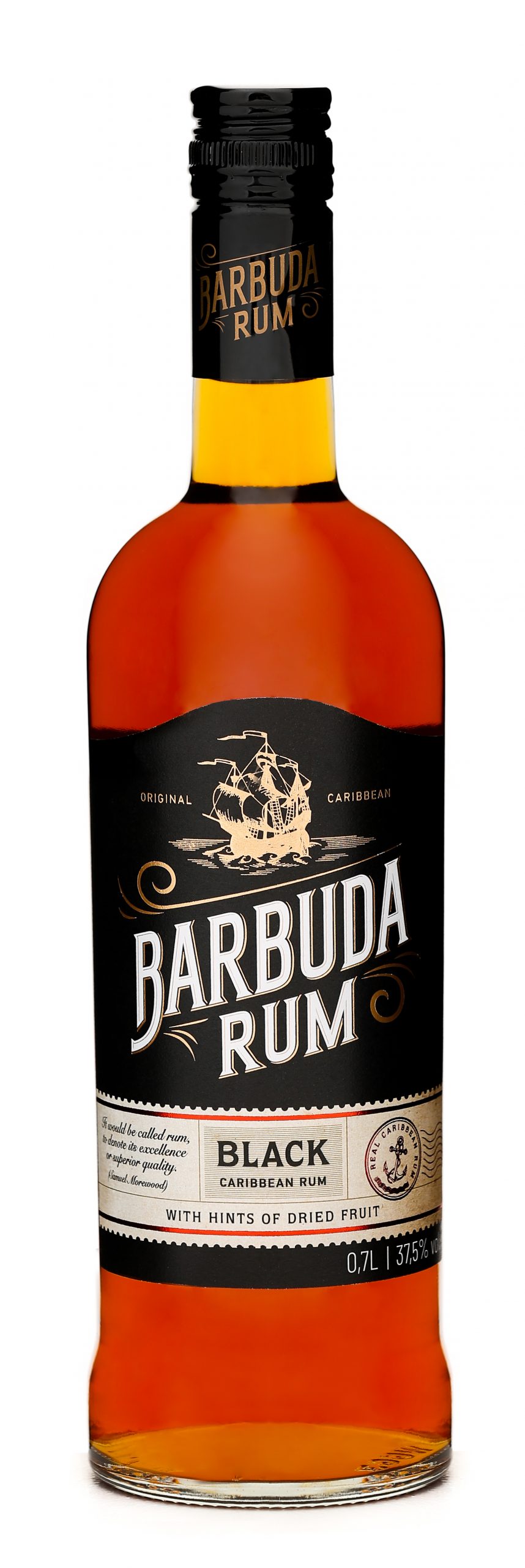 Barbuda Rum Black 37,5% 0,7L