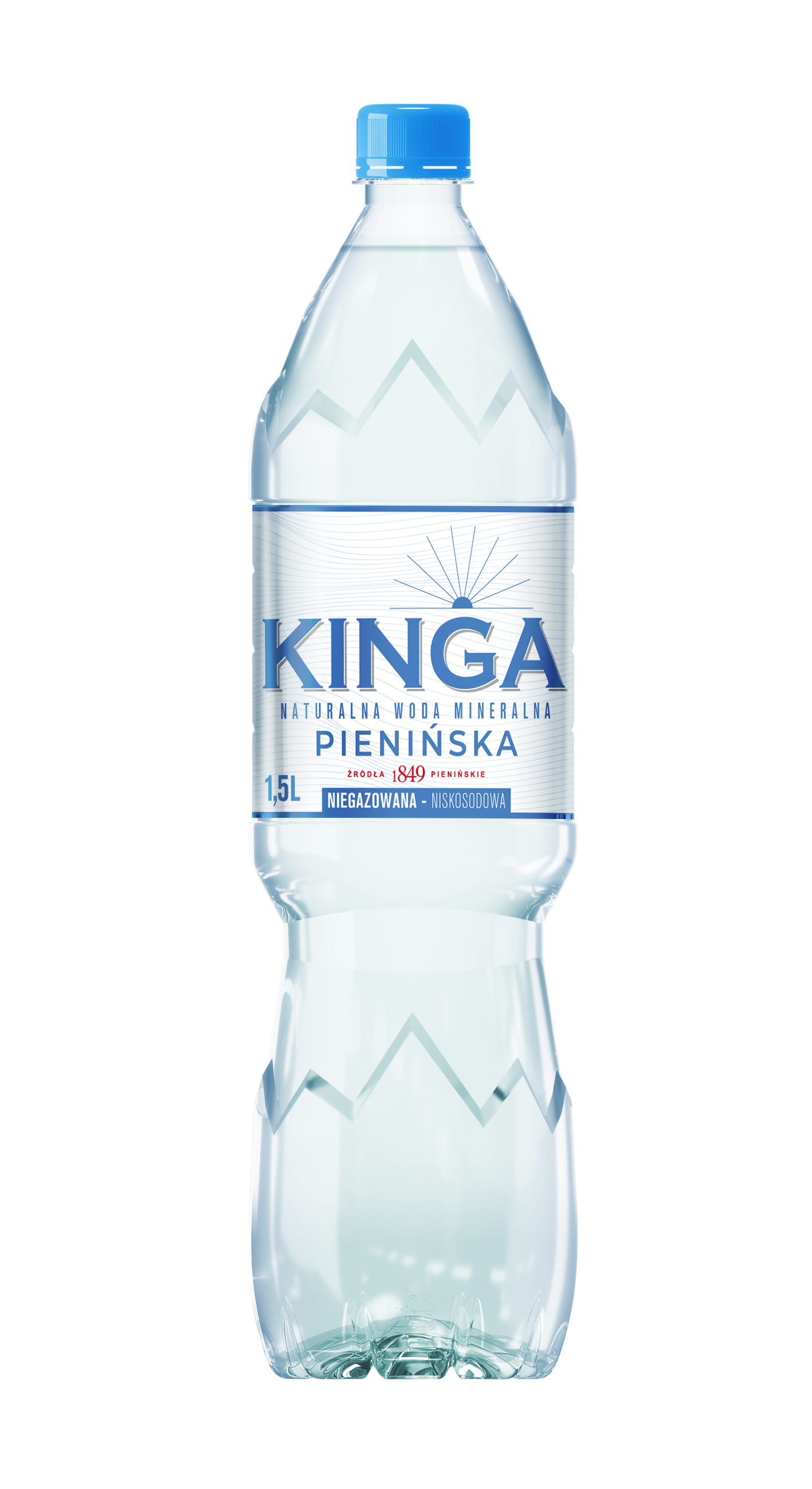 Kinga Pienińska - Naturalna Woda Mineralna - 1,5L Niegazowana Kaucja