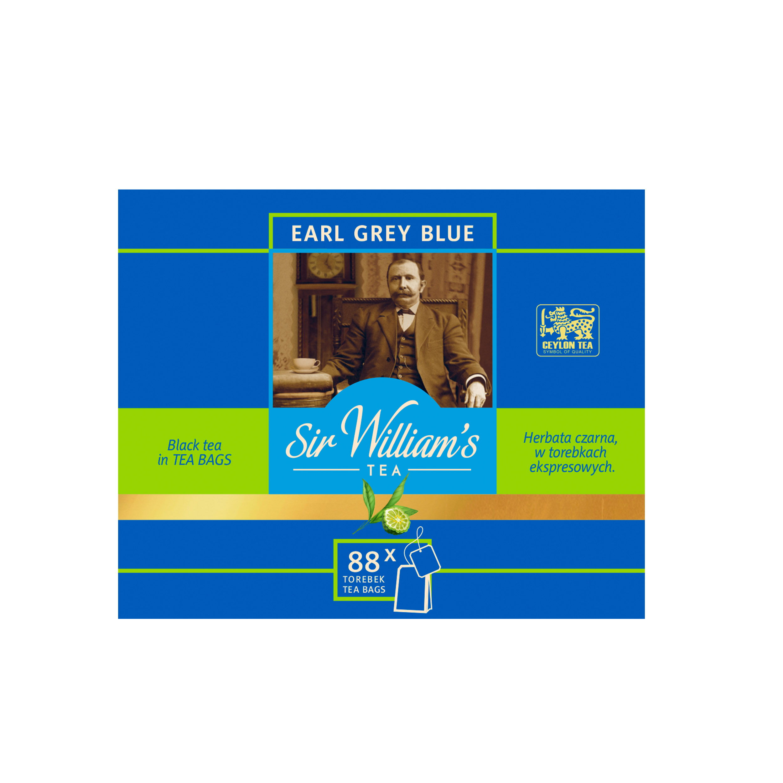 Herbata Sir William'S Tea Black Tea Earl Grey 88 Szt.X1,8G