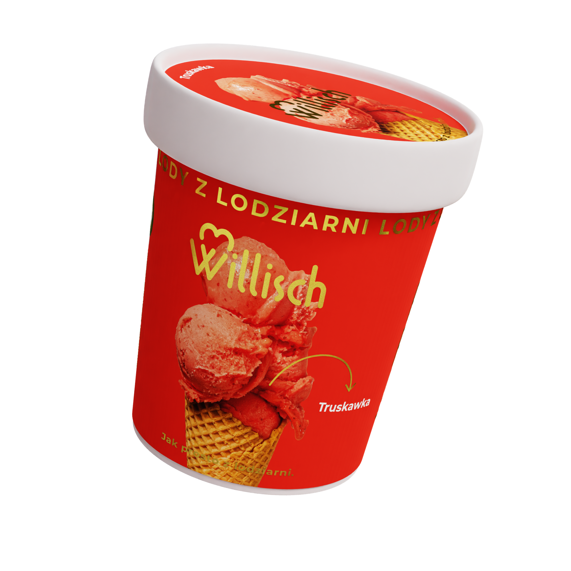 Willisch Lody Z Lodziarni Smak Truskawka 465 Ml