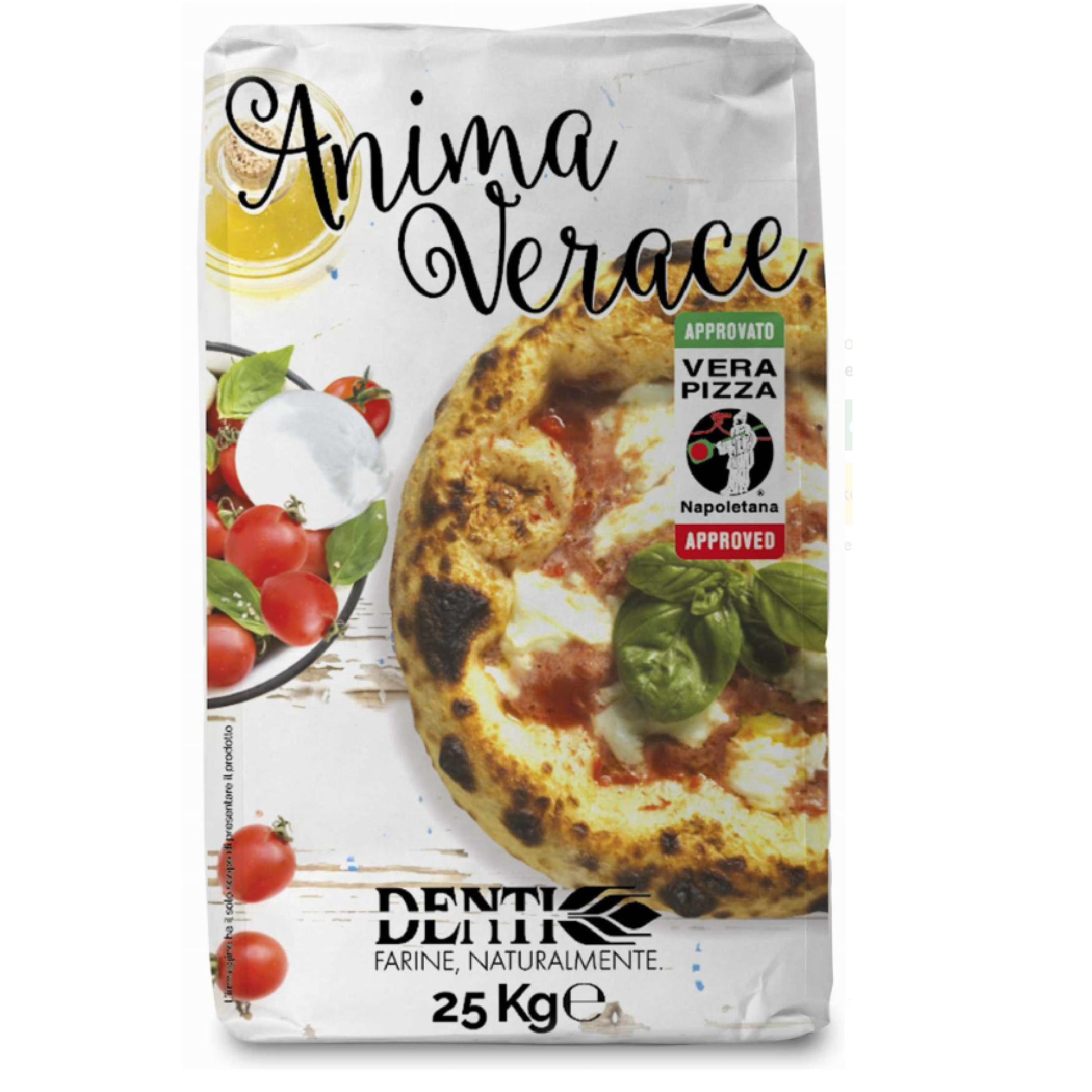 Mąka Do Pizzy 00 Anima Verace Avpn 25Kg Denti