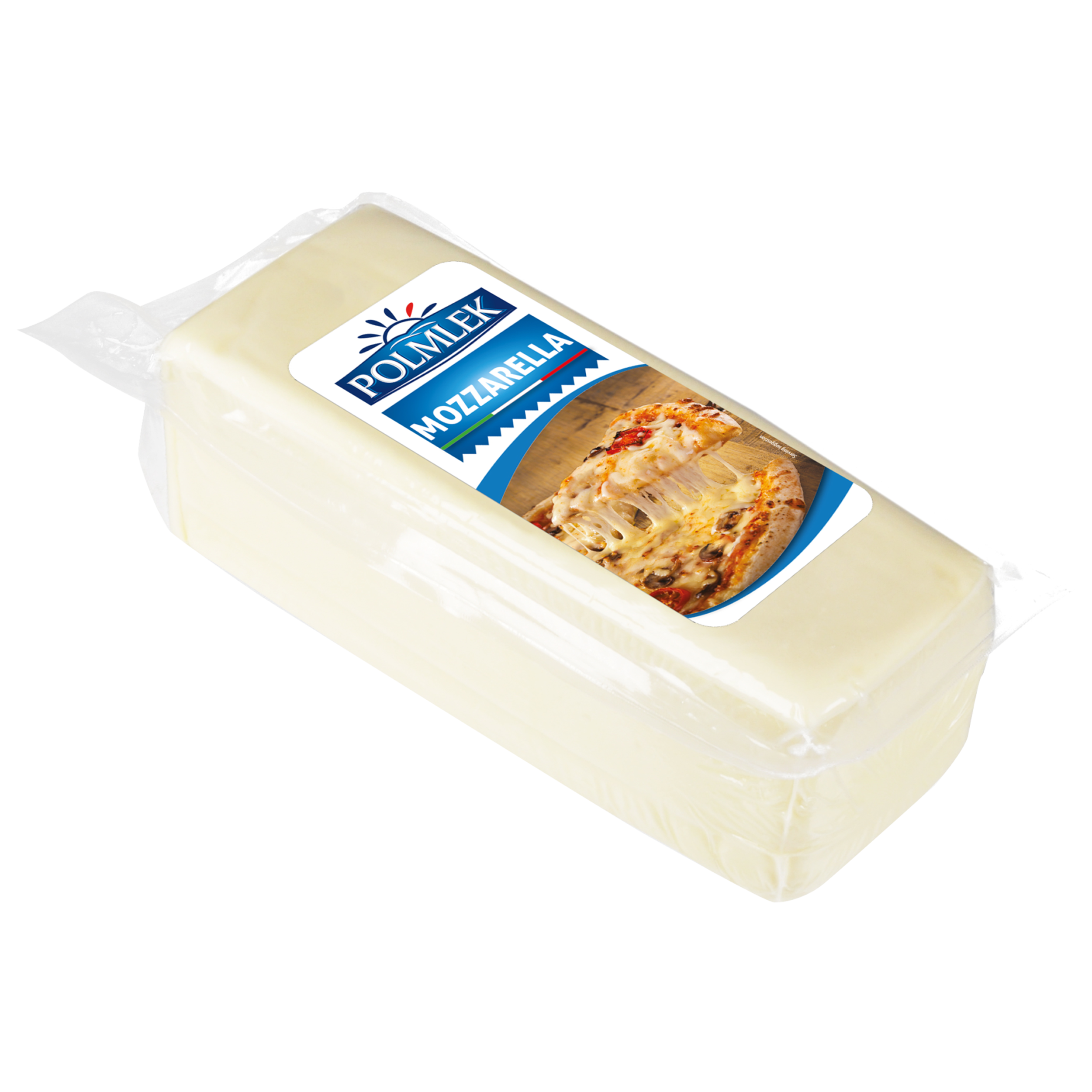 Polmlek Ser Mozzarella Blok Ok. 2,7 - 2,8 Kg