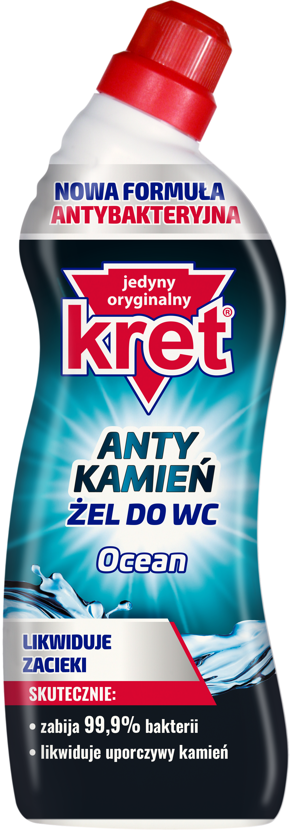 Kret Żel Do Wc Antykamień Ocean 750G